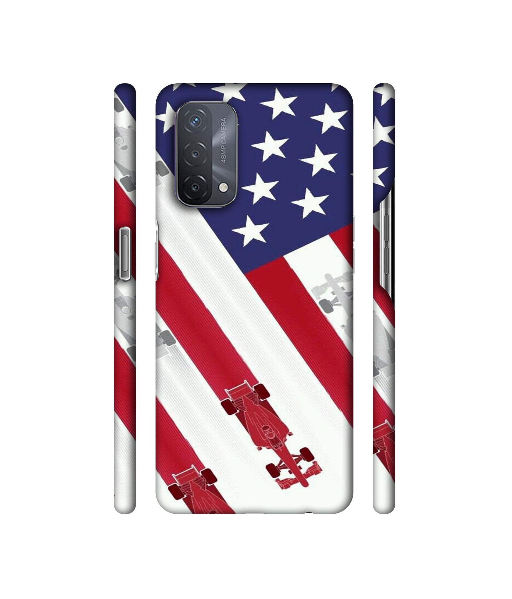 Ferrari On the Zoom Print Designer Hard Back Cover for Oppo A93 5G