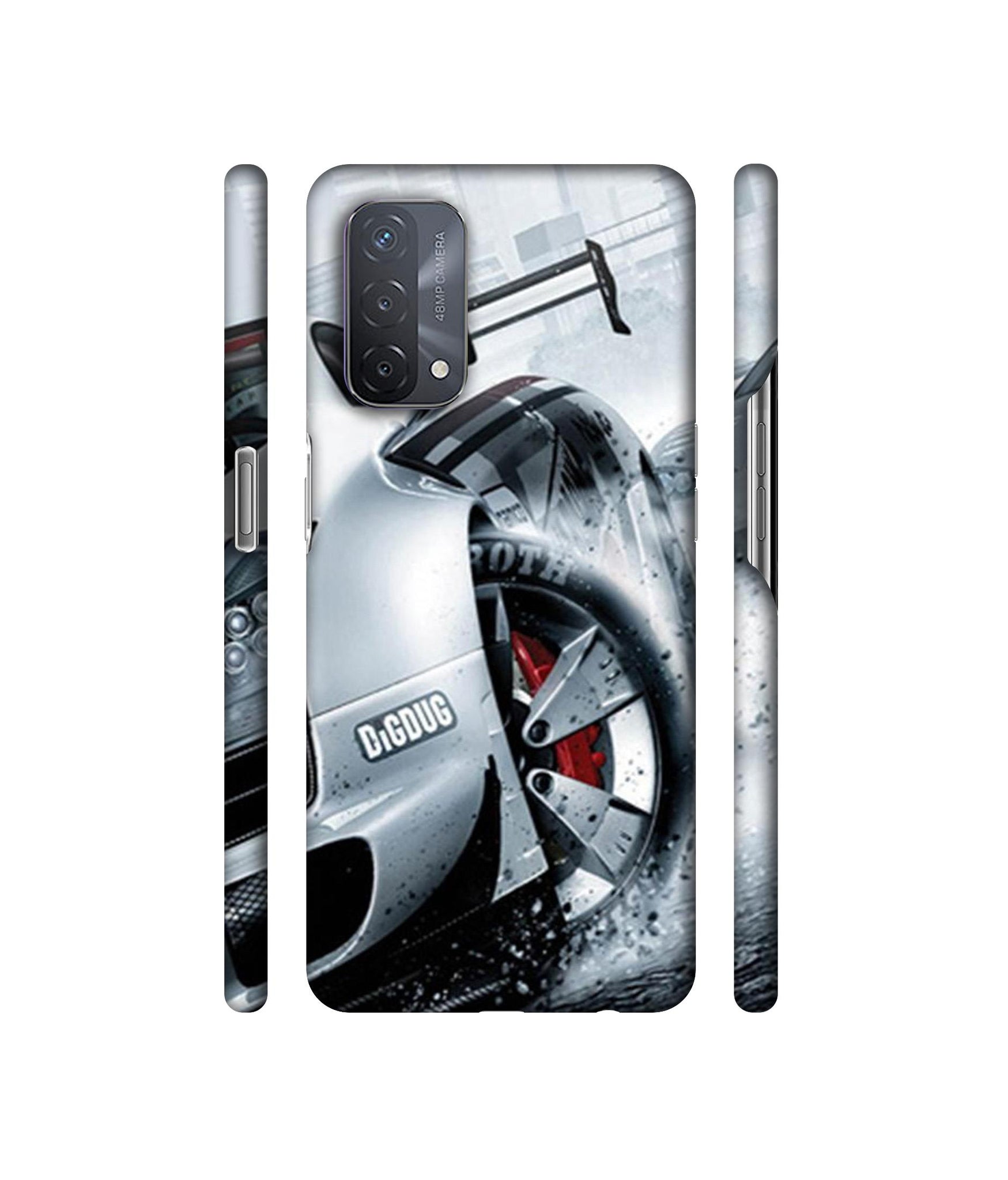 Drift Sport Print Designer Hard Back Cover for Oppo A93 5G