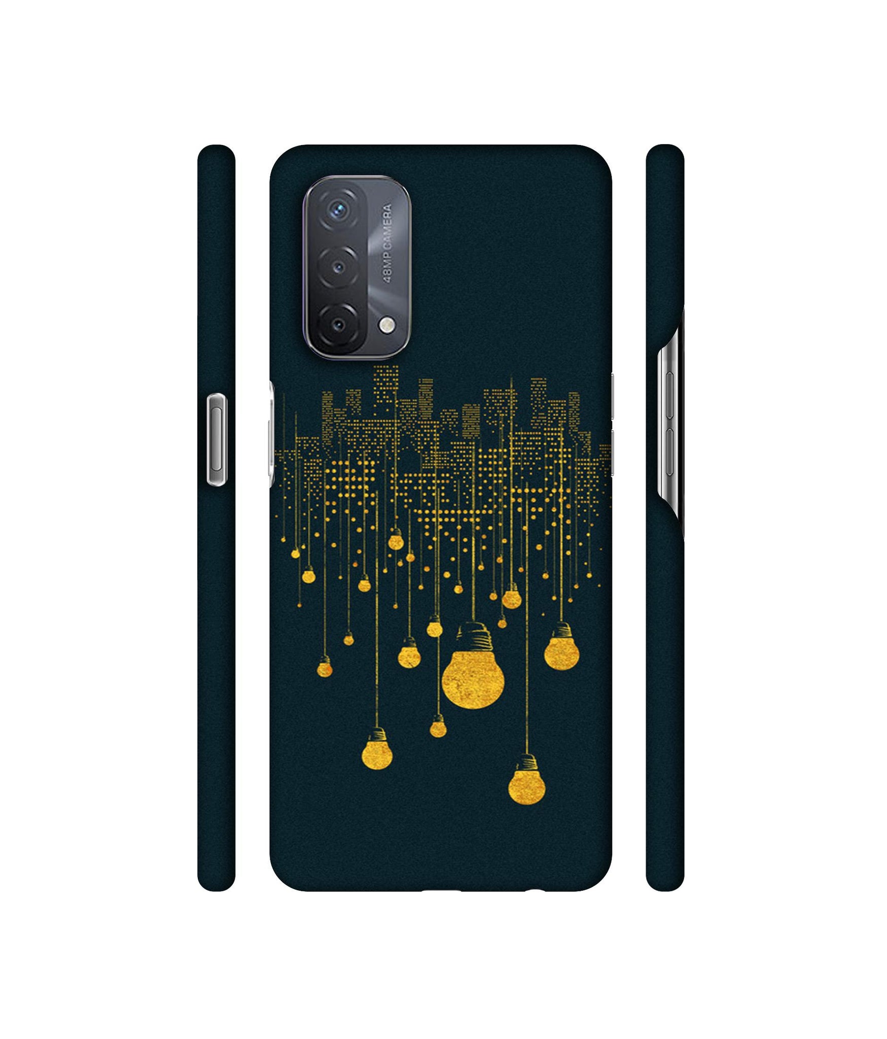 City Light Pattern Designer Hard Back Cover for Oppo A93 5G