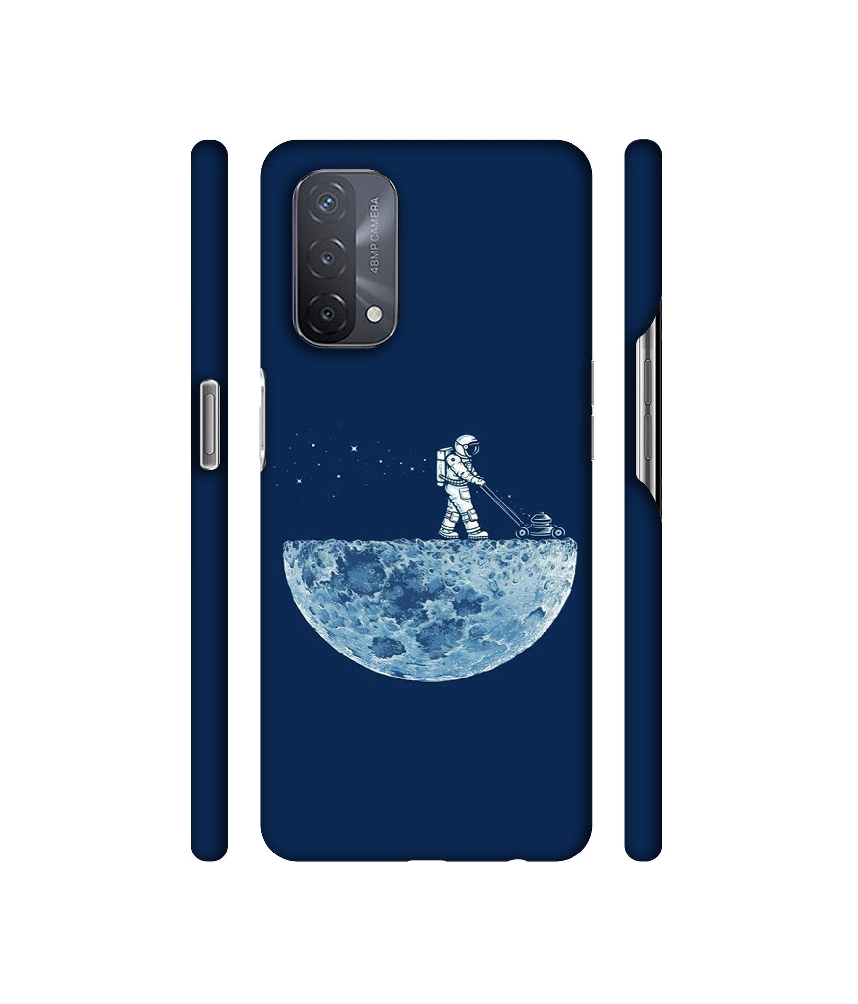 Moon Walk Designer Hard Back Cover for Oppo A93 5G