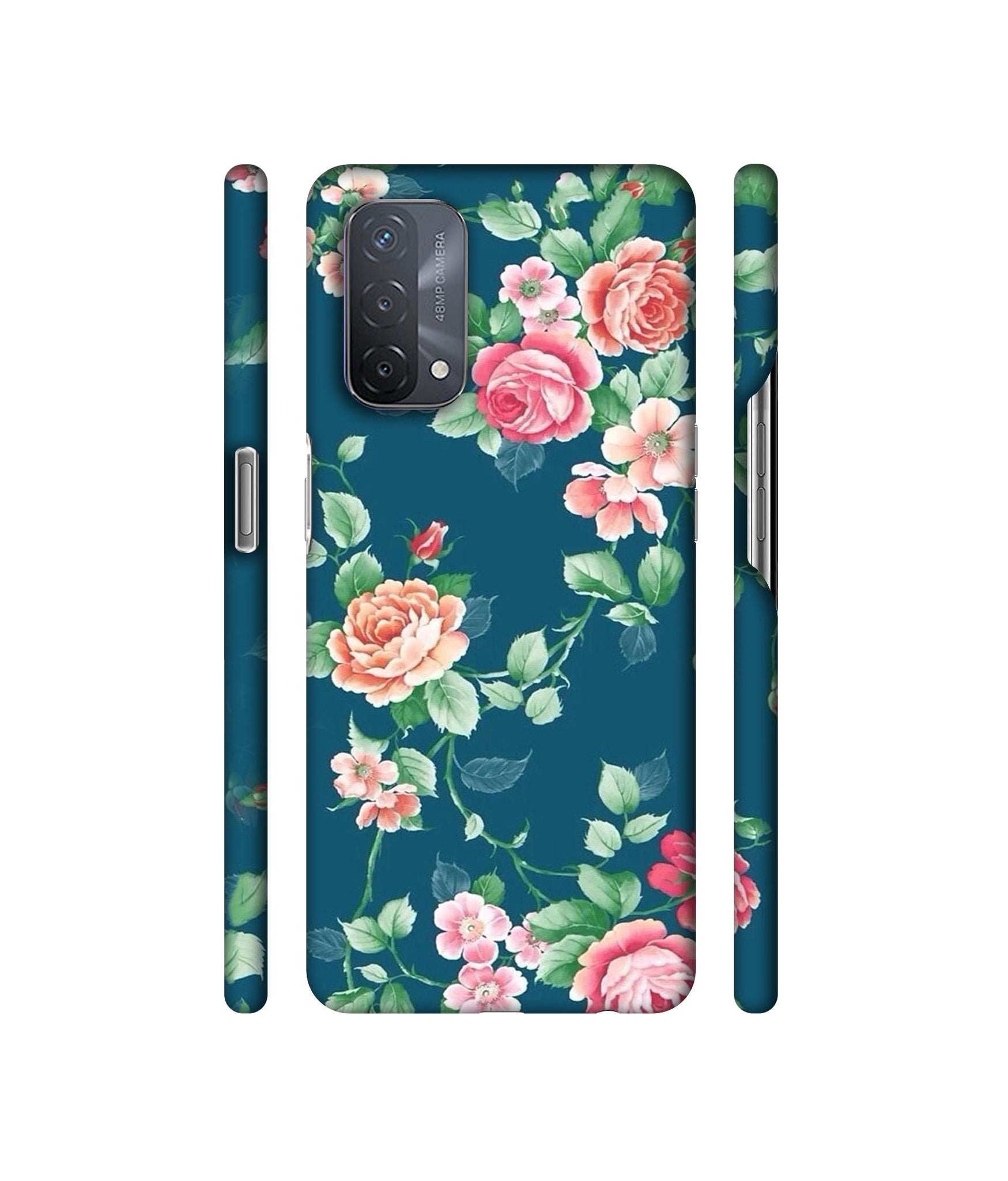 Vintage Floral Designer Hard Back Cover for Oppo A93 5G