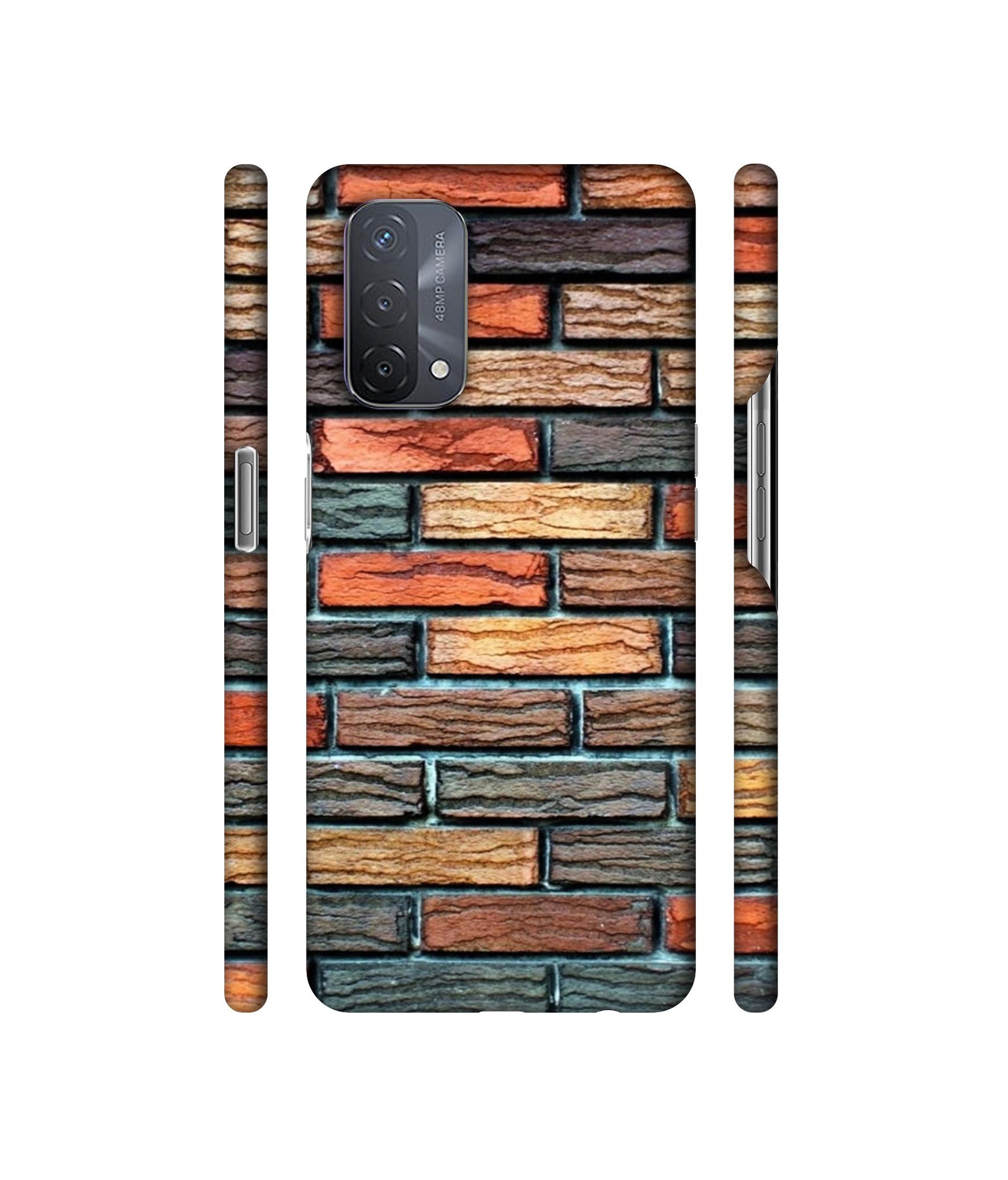 Brick Wall Designer Hard Back Cover for Oppo A93 5G