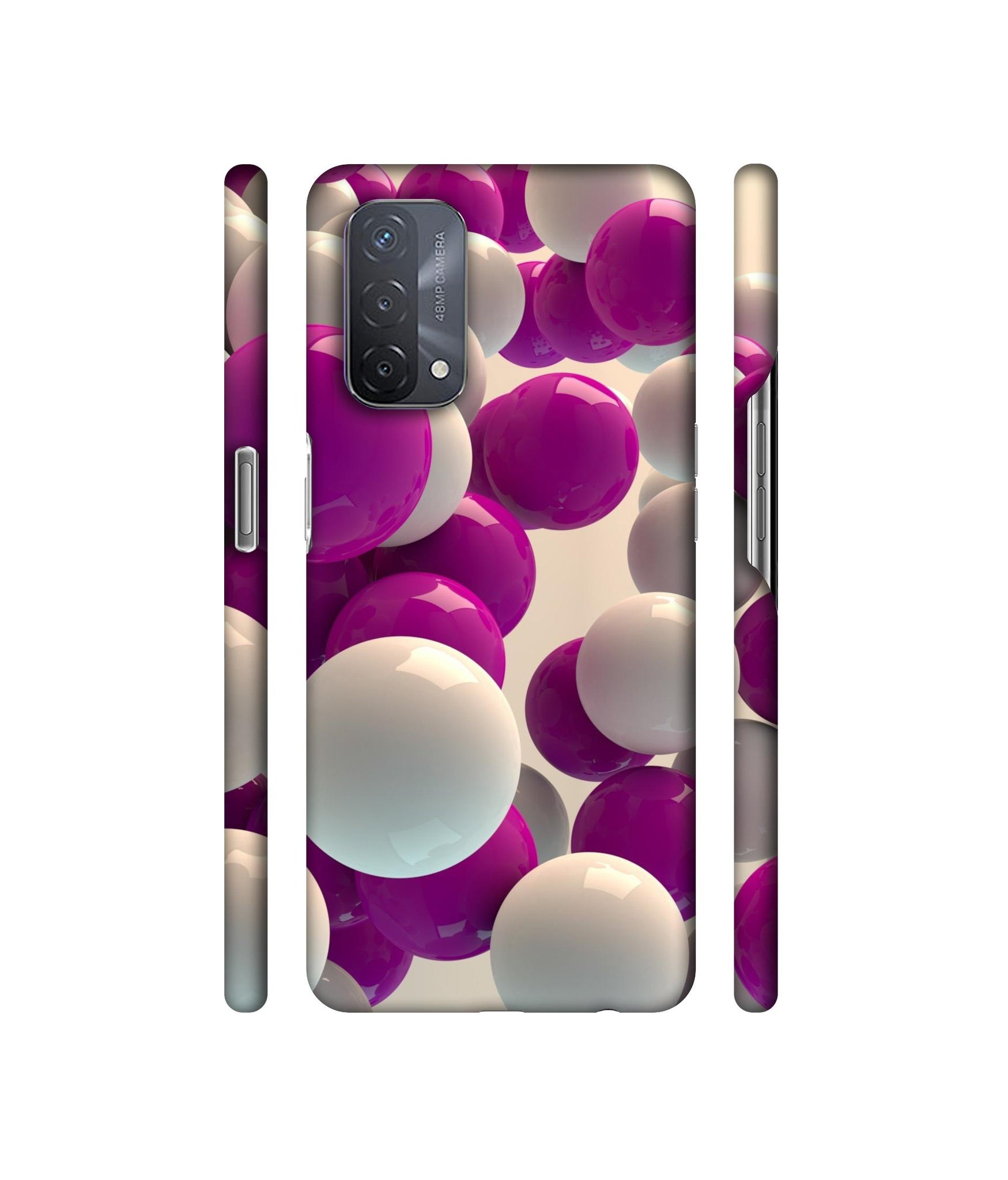 3D Balloons Designer Hard Back Cover for Oppo A93 5G