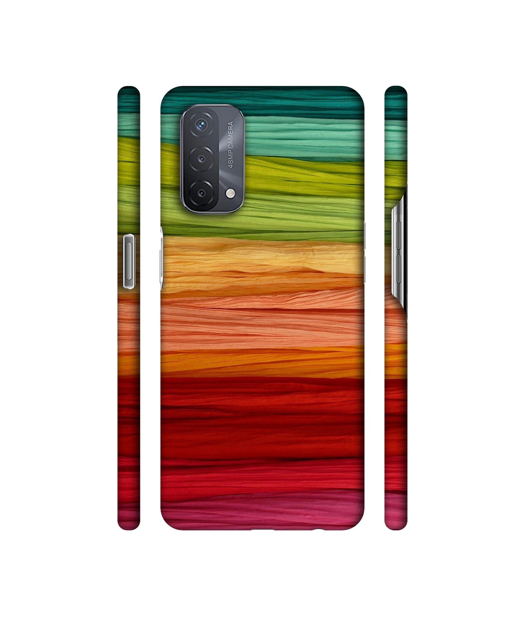 Colorful Thread Designer Hard Back Cover for Oppo A93 5G