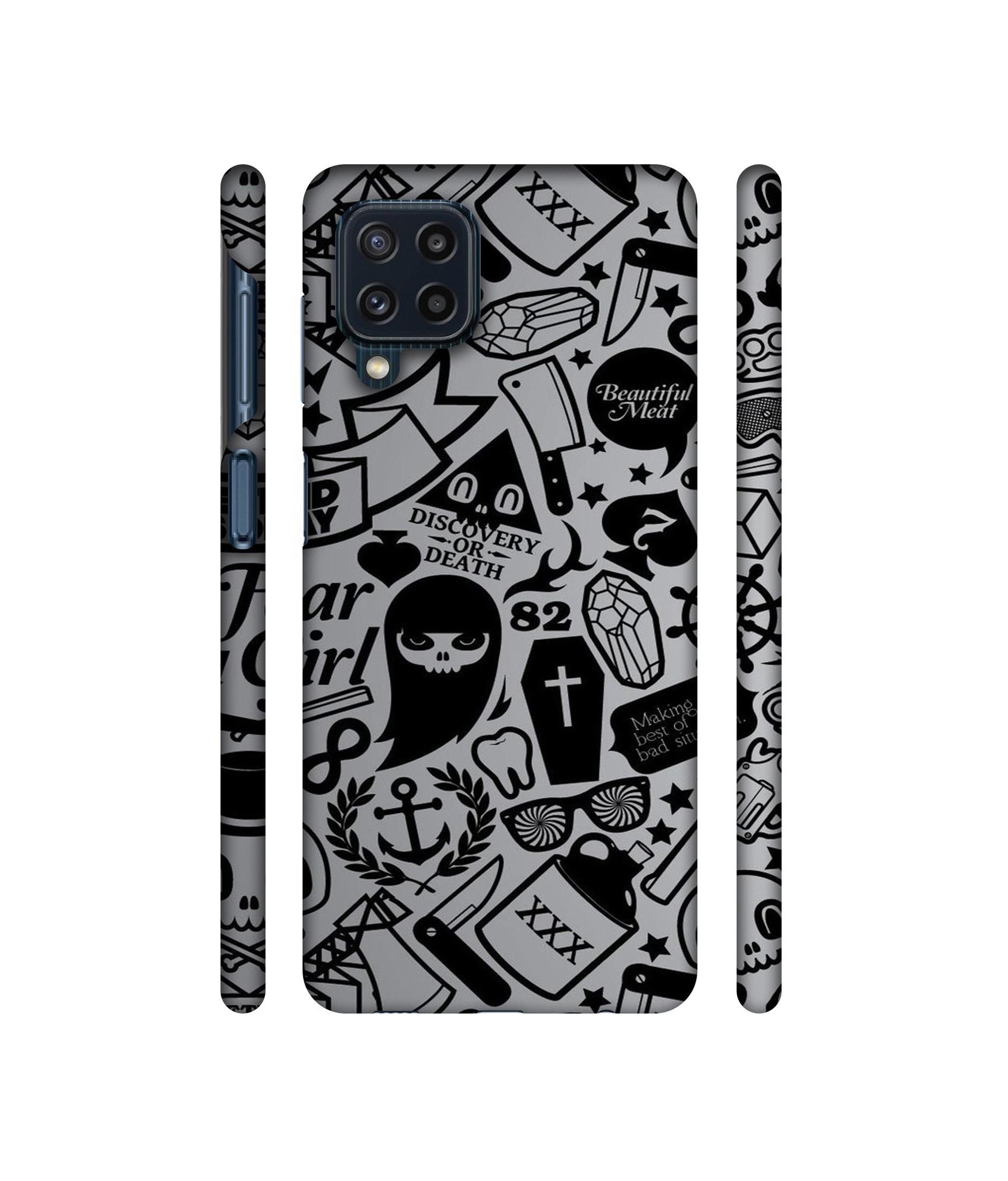 Discover Or Death Designer Hard Back Cover for Samsung Galaxy M32 4G