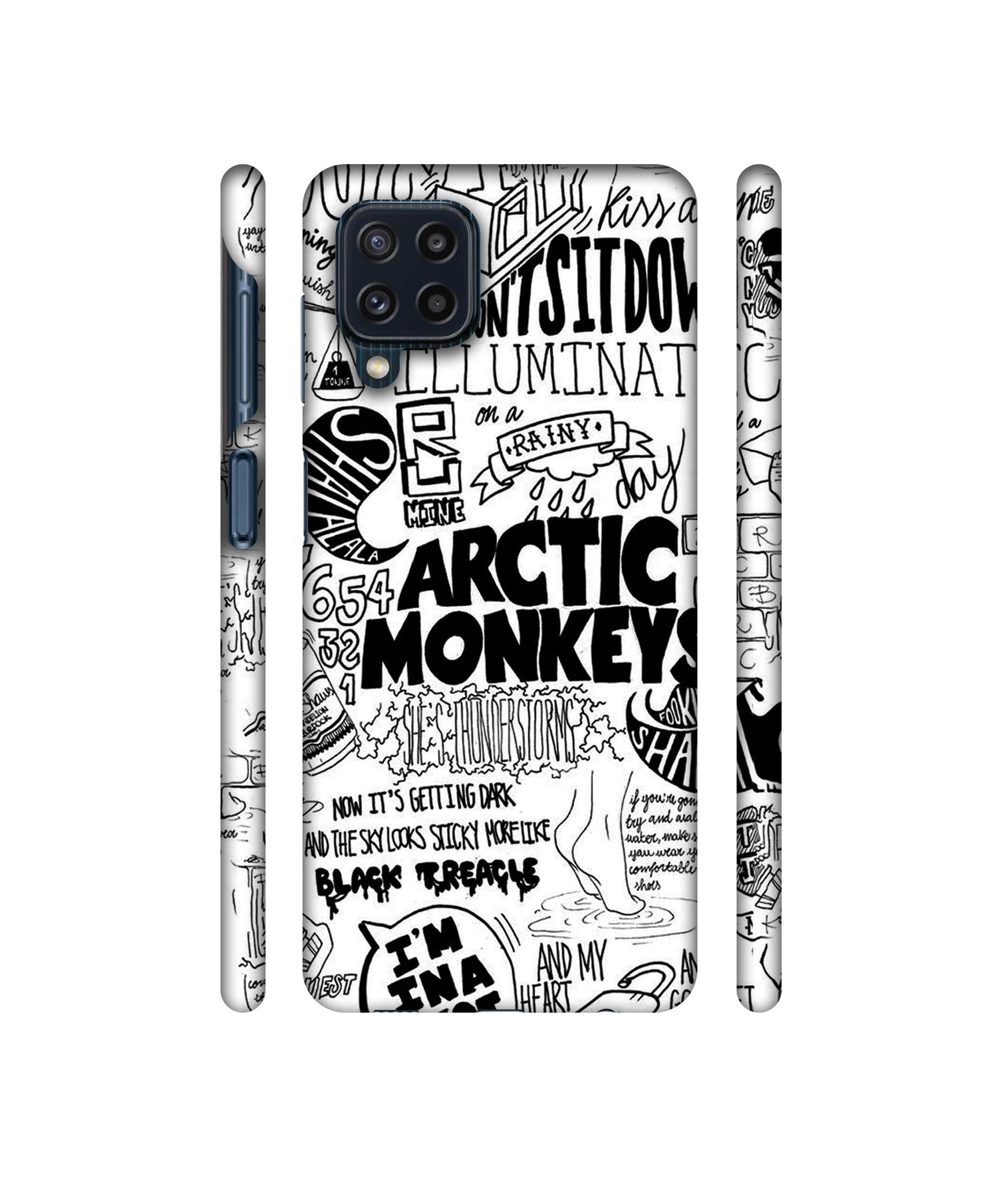 Arctic Monkeys Pattern Designer Hard Back Cover for Samsung Galaxy M32 4G