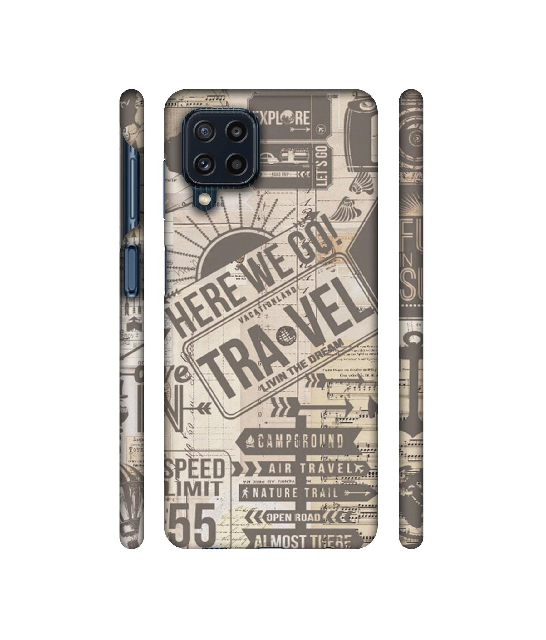 Travel Designer Hard Back Cover for Samsung Galaxy M32 4G