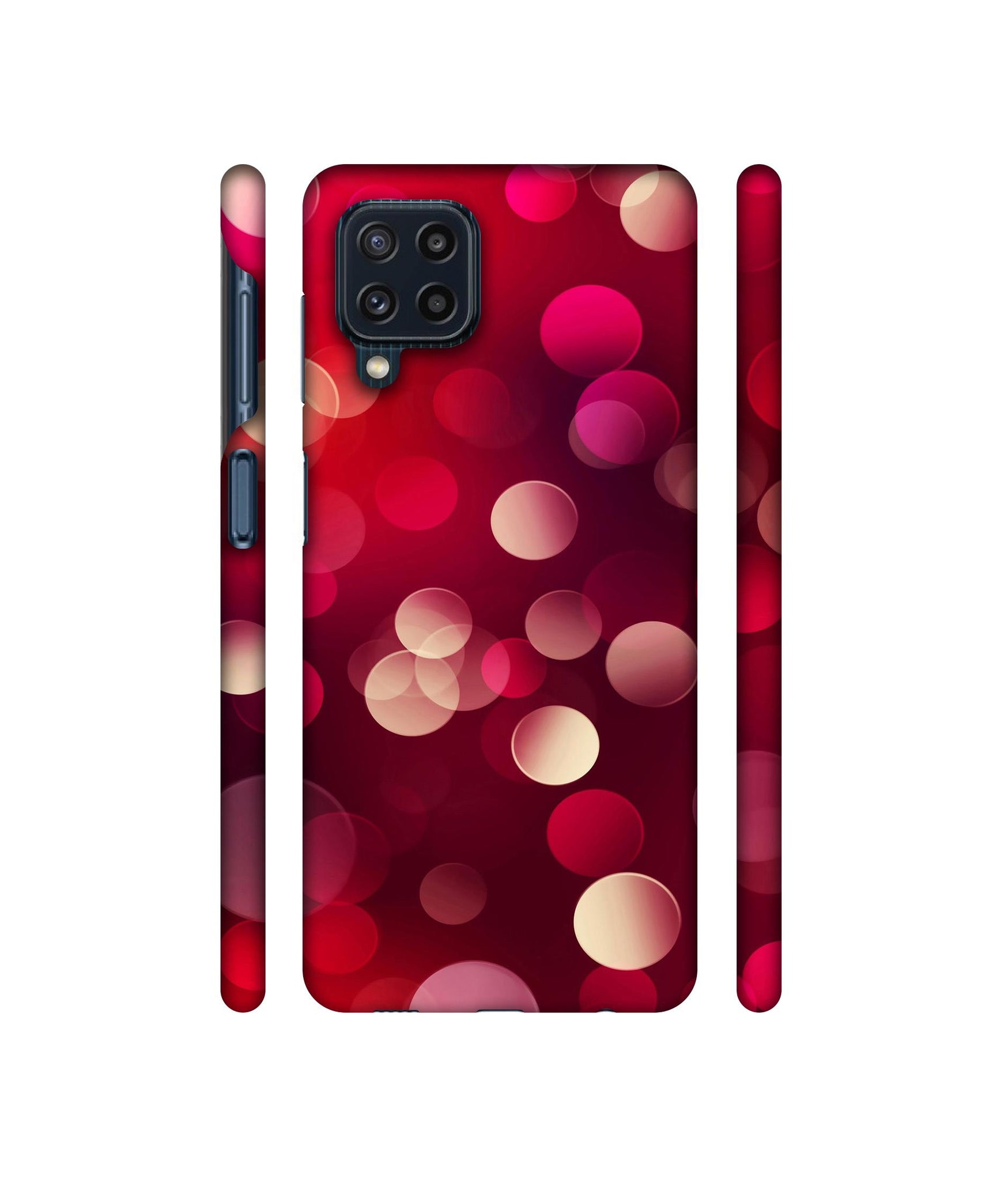 3D Circles Designer Hard Back Cover for Samsung Galaxy M32 4G