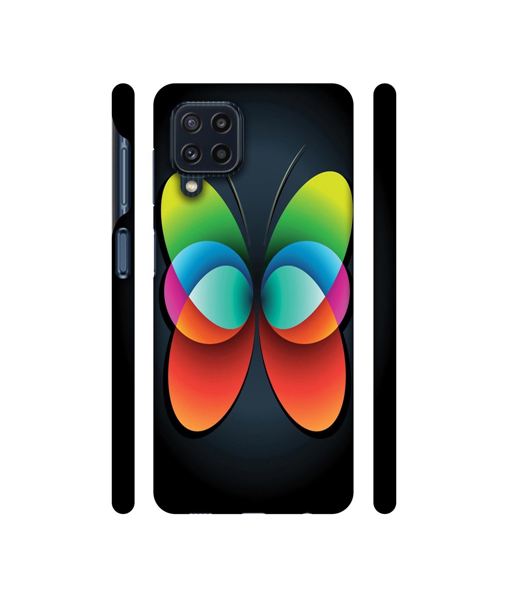 Colourfull Butterfly Designer Hard Back Cover for Samsung Galaxy M32 4G