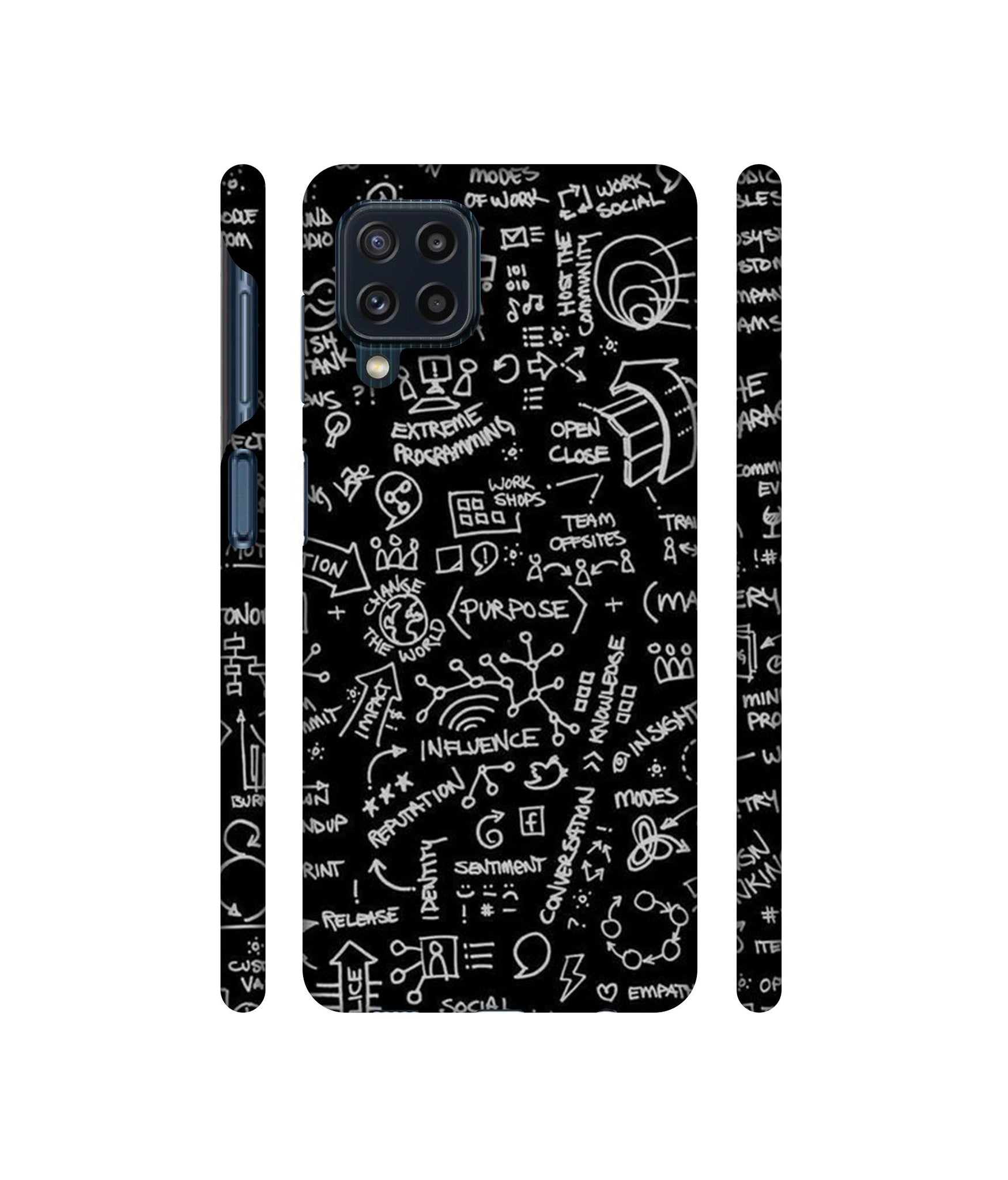 Formulas Designer Hard Back Cover for Samsung Galaxy M32 4G