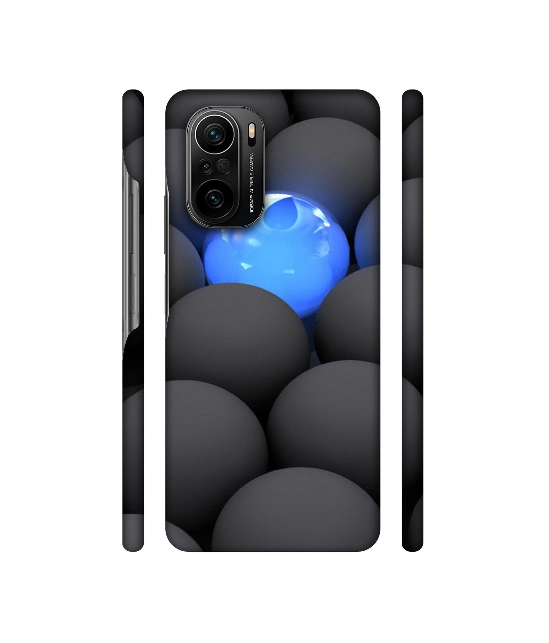 Balls Dark Neon Sight Surface Designer Hard Back Cover for Mi 11X / Mi 11X Pro / Mi Poco F3