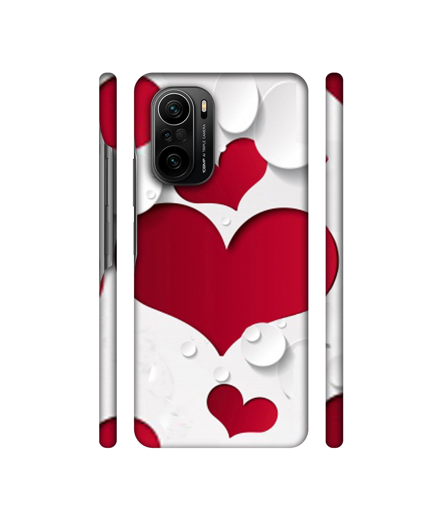 Multiple Hearts Designer Hard Back Cover for Mi 11X / Mi 11X Pro / Mi Poco F3