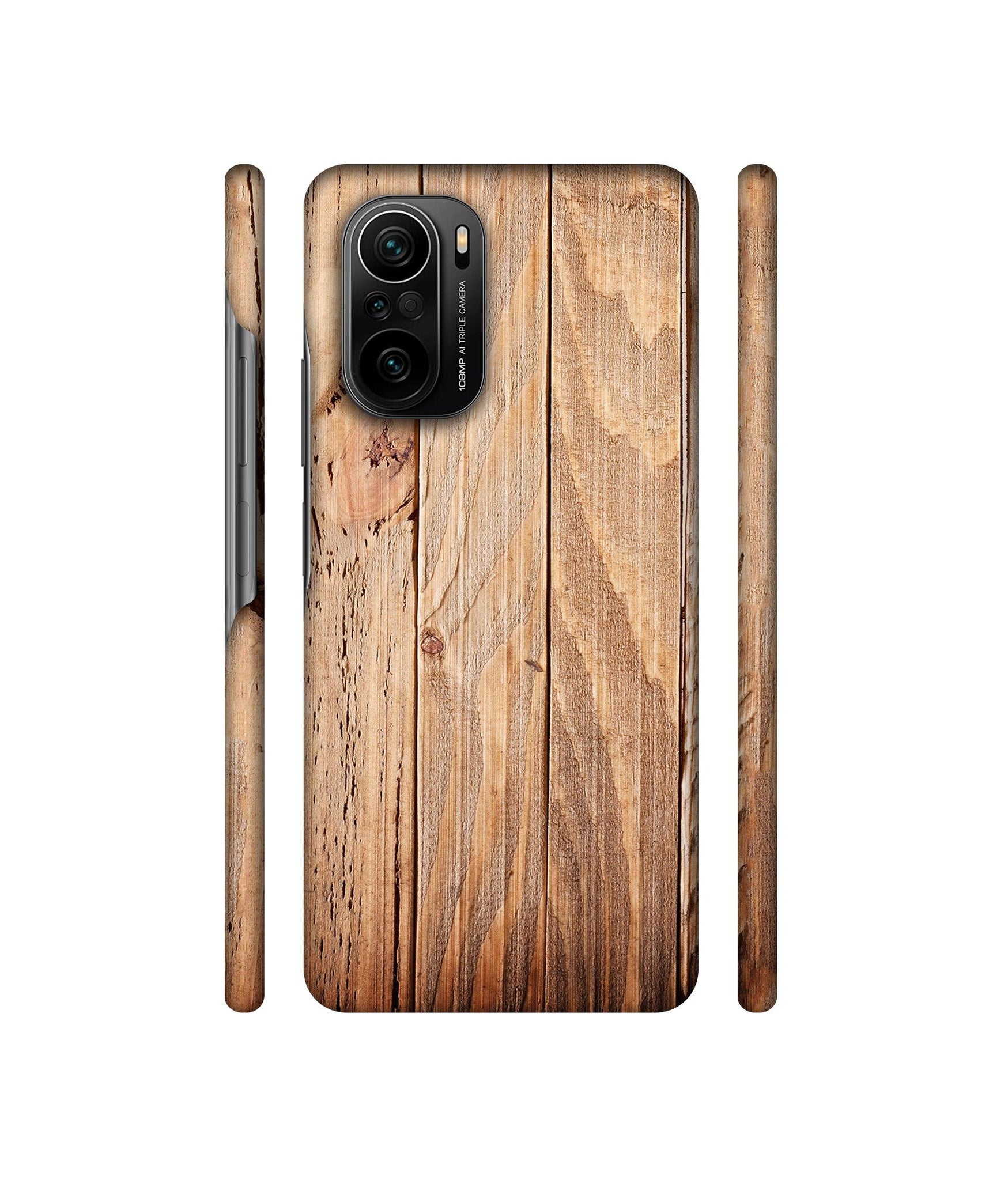 Wooden Texture Designer Hard Back Cover for Mi 11X / Mi 11X Pro / Mi Poco F3