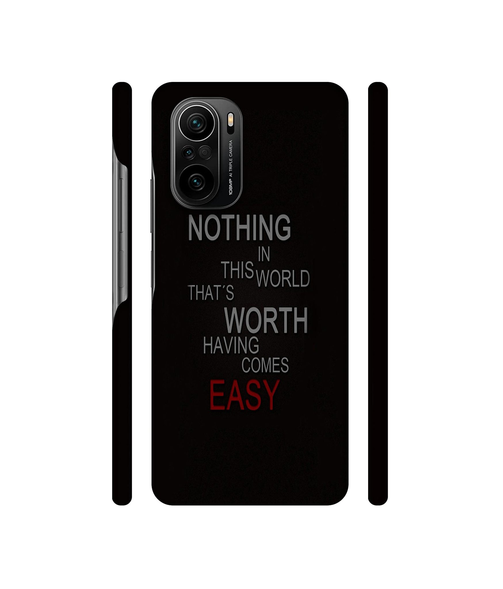 Life Quotes Designer Hard Back Cover for Mi 11X / Mi 11X Pro / Mi Poco F3