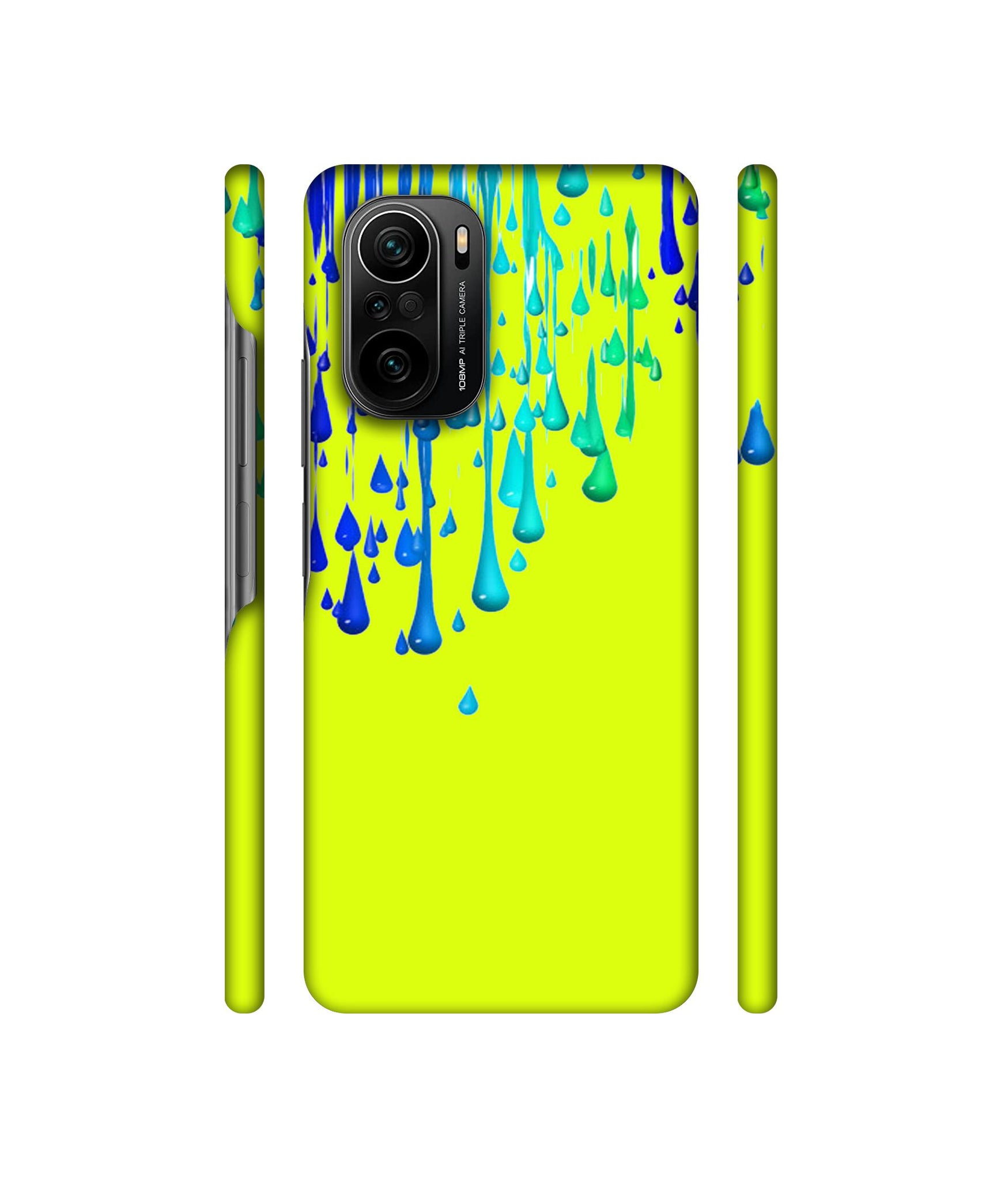 Neon Paint Designer Hard Back Cover for Mi 11X / Mi 11X Pro / Mi Poco F3