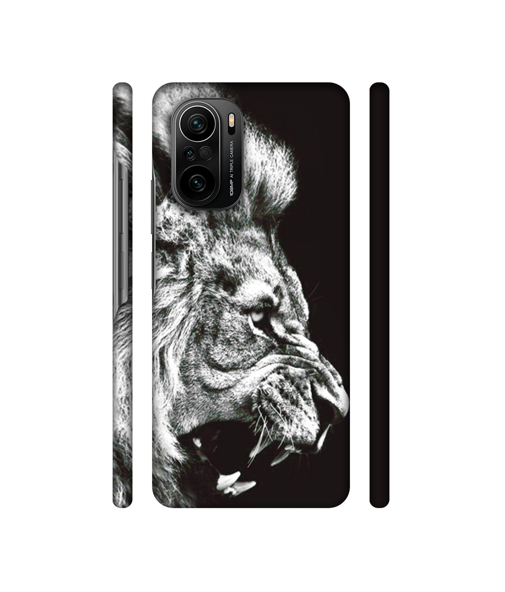 Angry Lion Designer Hard Back Cover for Mi 11X / Mi 11X Pro / Mi Poco F3