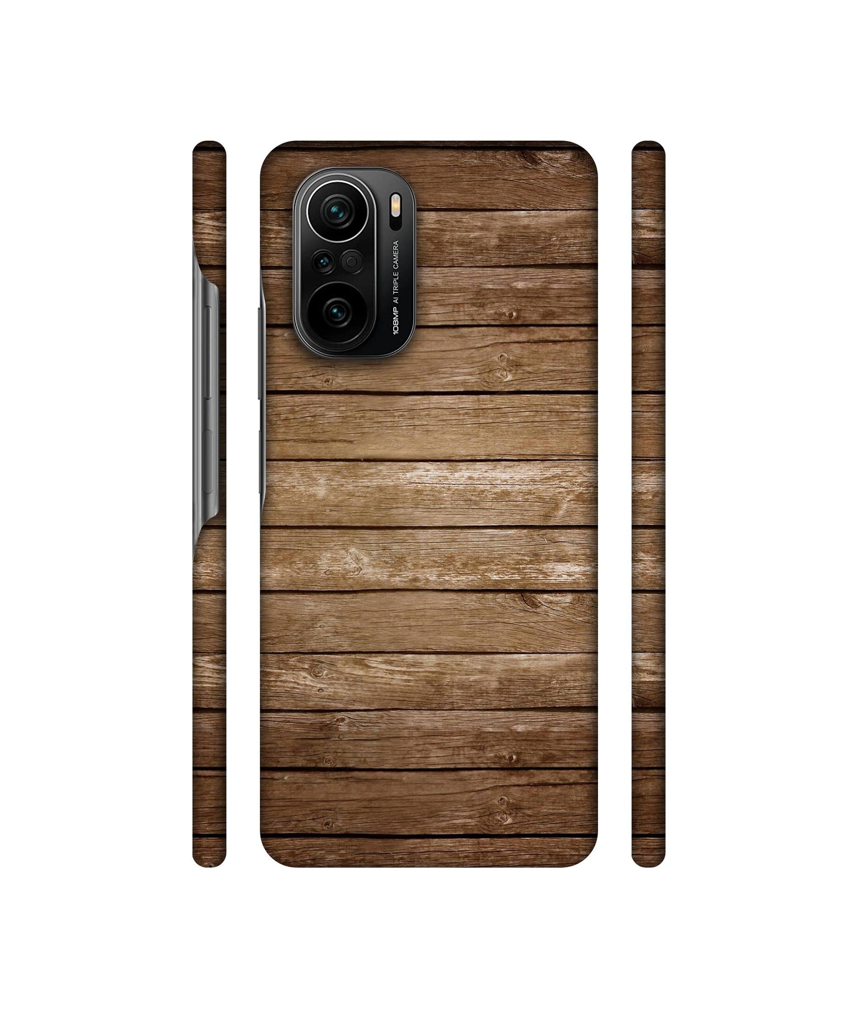 Wood Designer Hard Back Cover for Mi 11X / Mi 11X Pro / Mi Poco F3