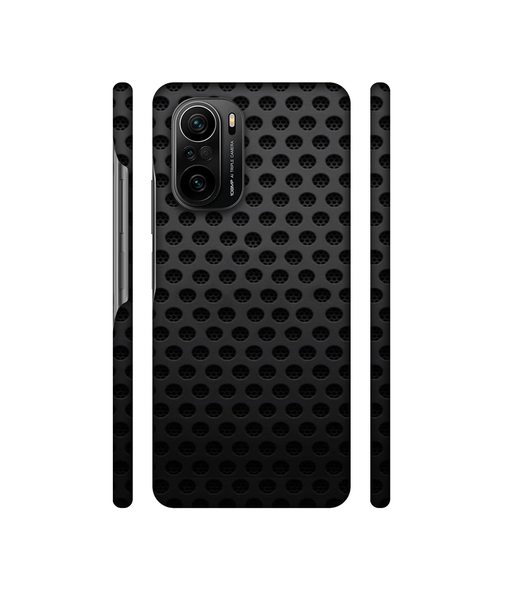 Black Circle Designer Hard Back Cover for Mi 11X / Mi 11X Pro / Mi Poco F3