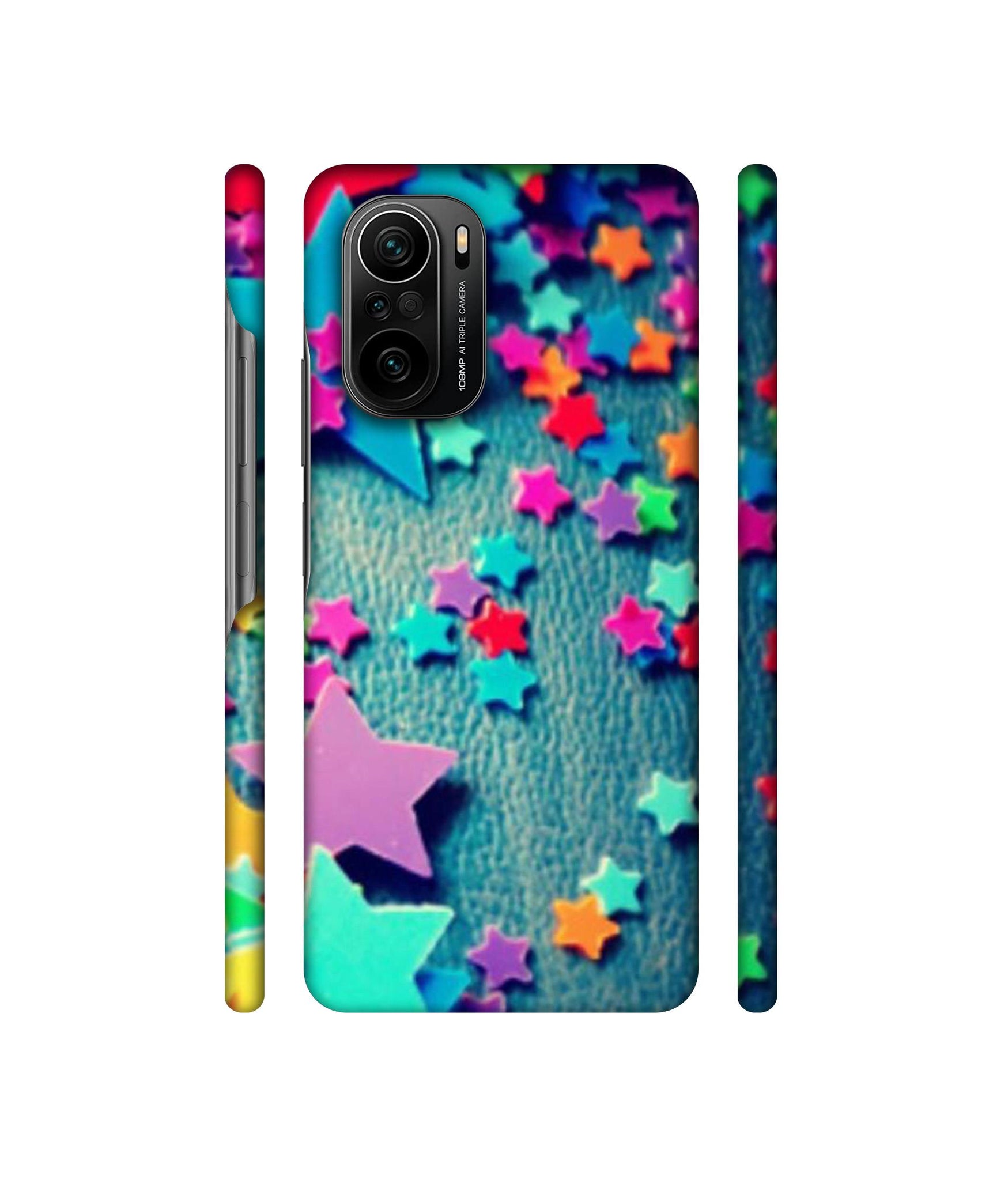 Colorful Stars Designer Hard Back Cover for Mi 11X / Mi 11X Pro / Mi Poco F3