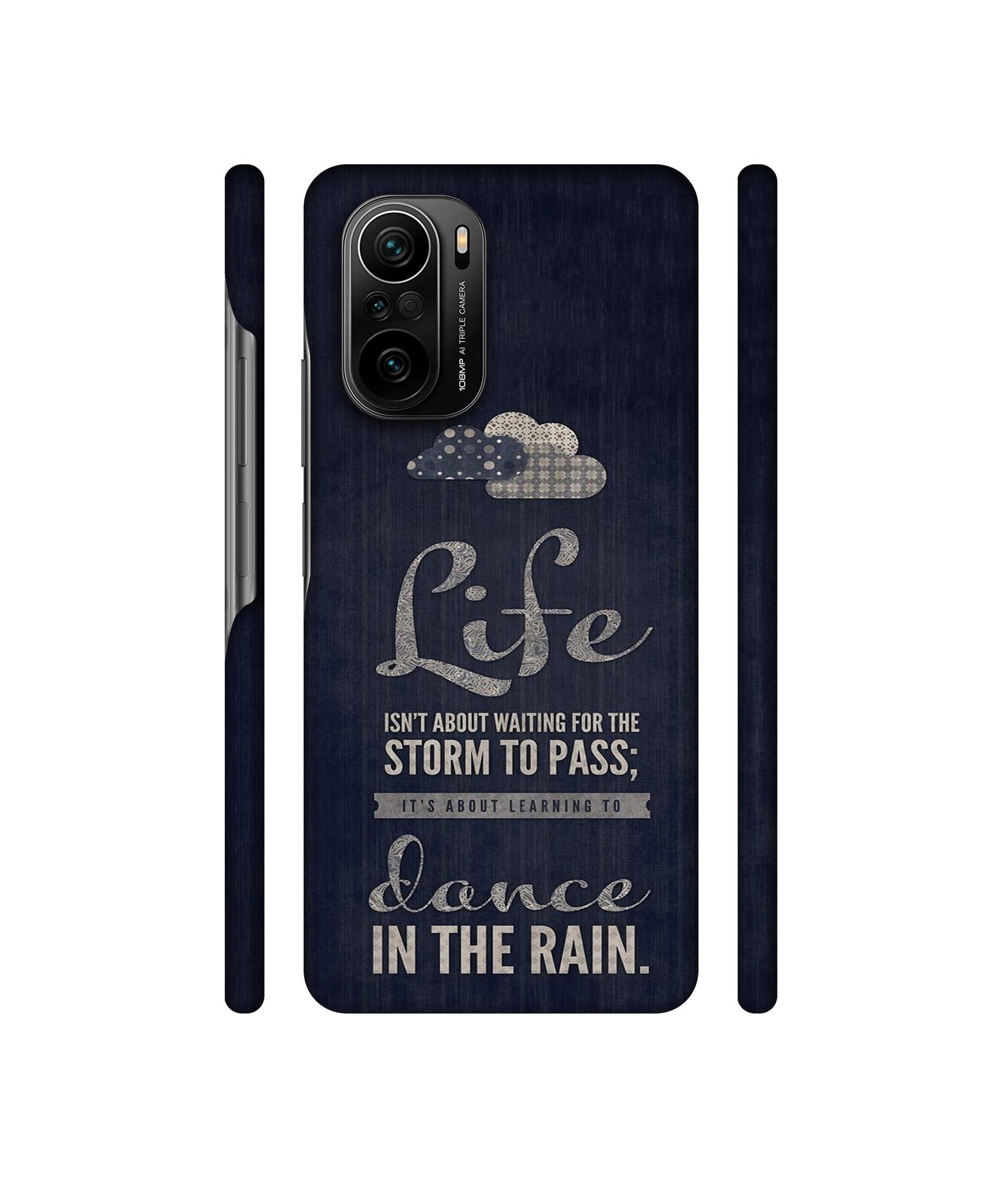 Life in The Rain Designer Hard Back Cover for Mi 11X / Mi 11X Pro / Mi Poco F3