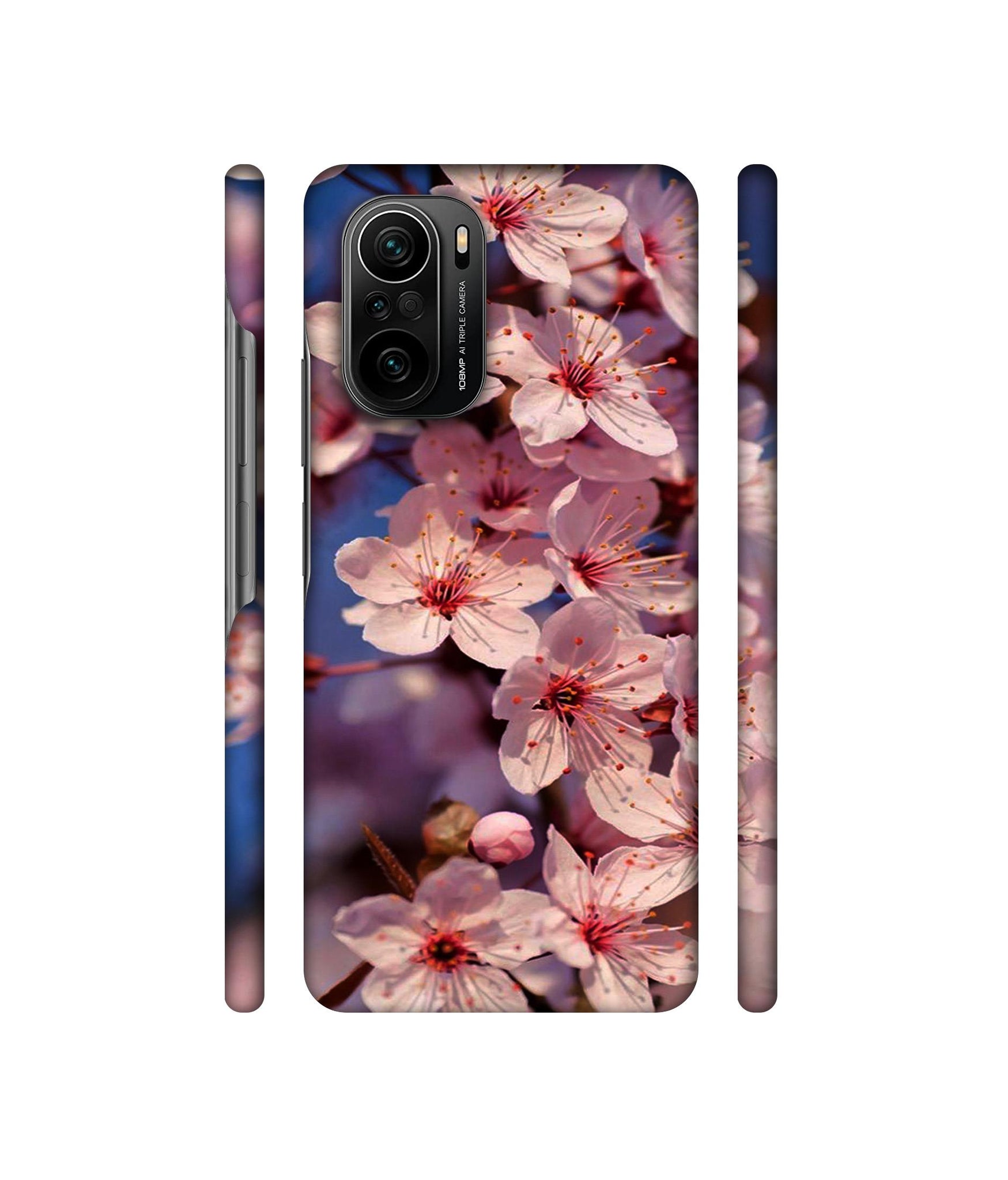 Pink Flowers Pattern Designer Hard Back Cover for Mi 11X / Mi 11X Pro / Mi Poco F3