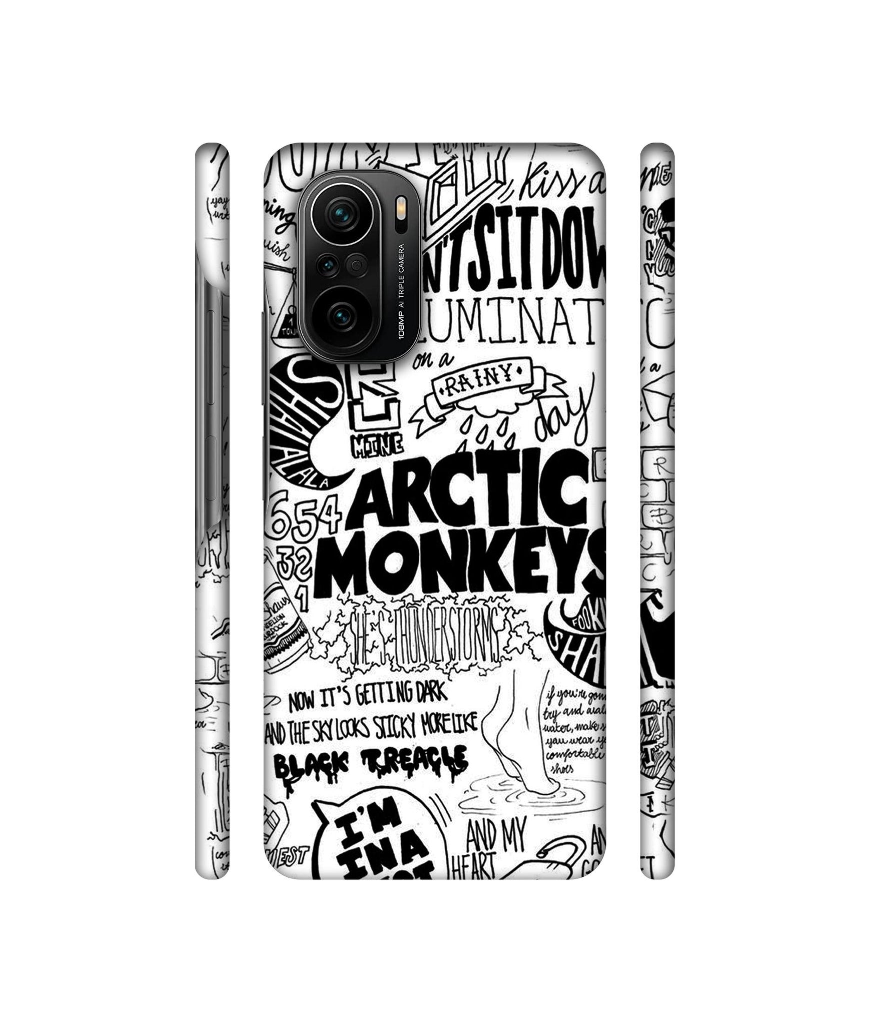 Arctic Monkeys Pattern Designer Hard Back Cover for Mi 11X / Mi 11X Pro / Mi Poco F3