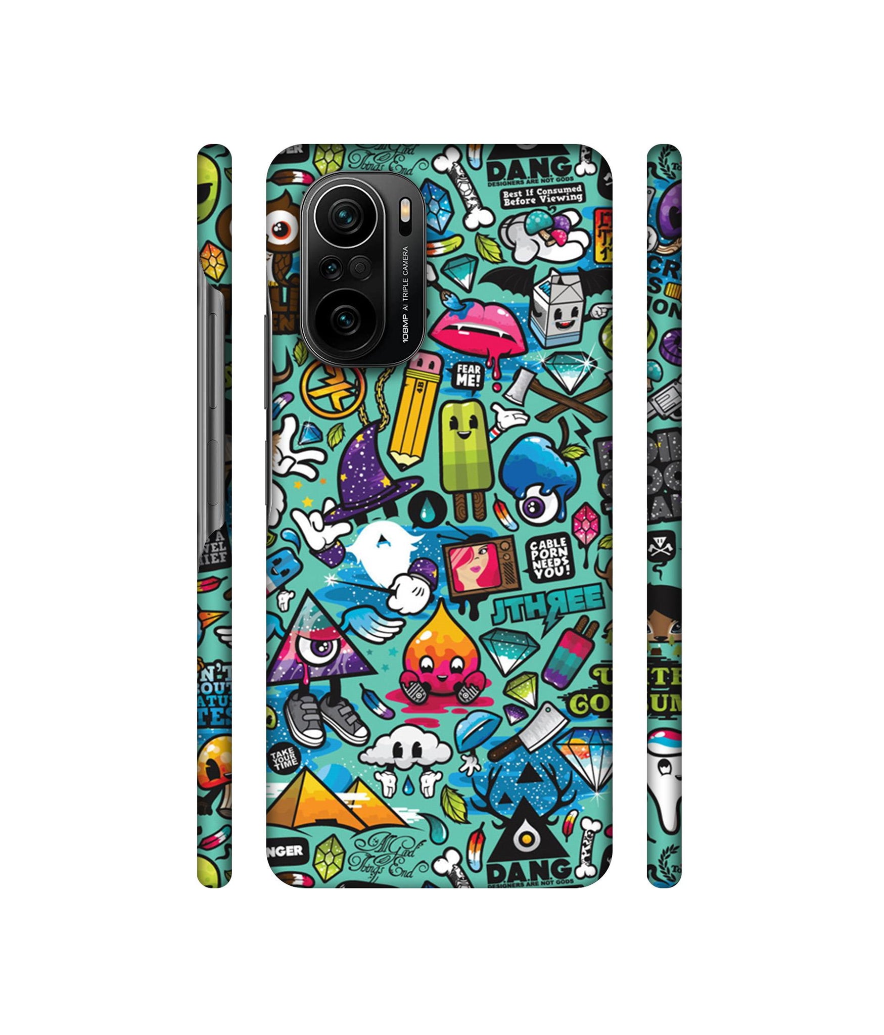 Crazy Designer Hard Back Cover for Mi 11X / Mi 11X Pro / Mi Poco F3