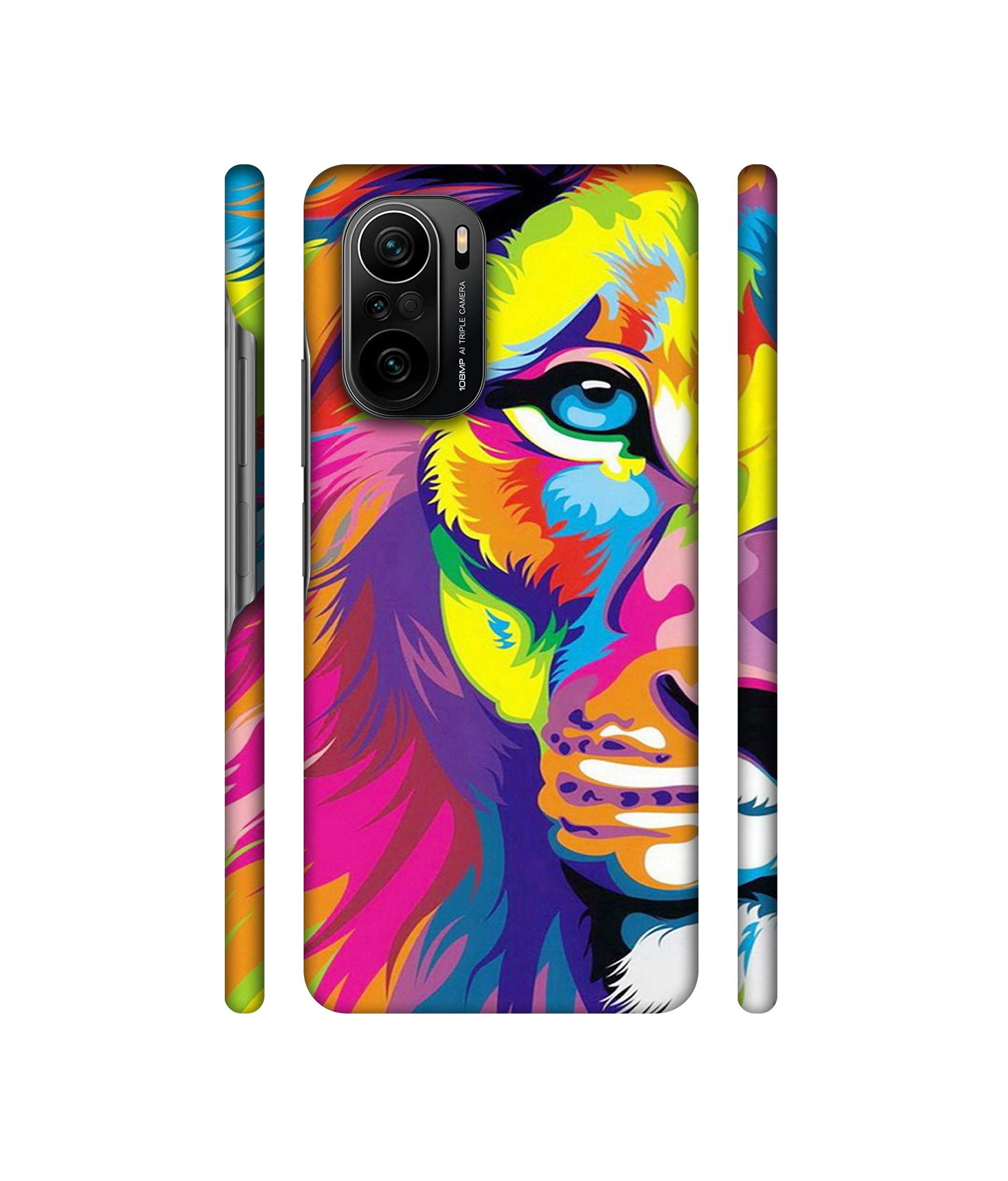 Lion Designer Hard Back Cover for Mi 11X / Mi 11X Pro / Mi Poco F3