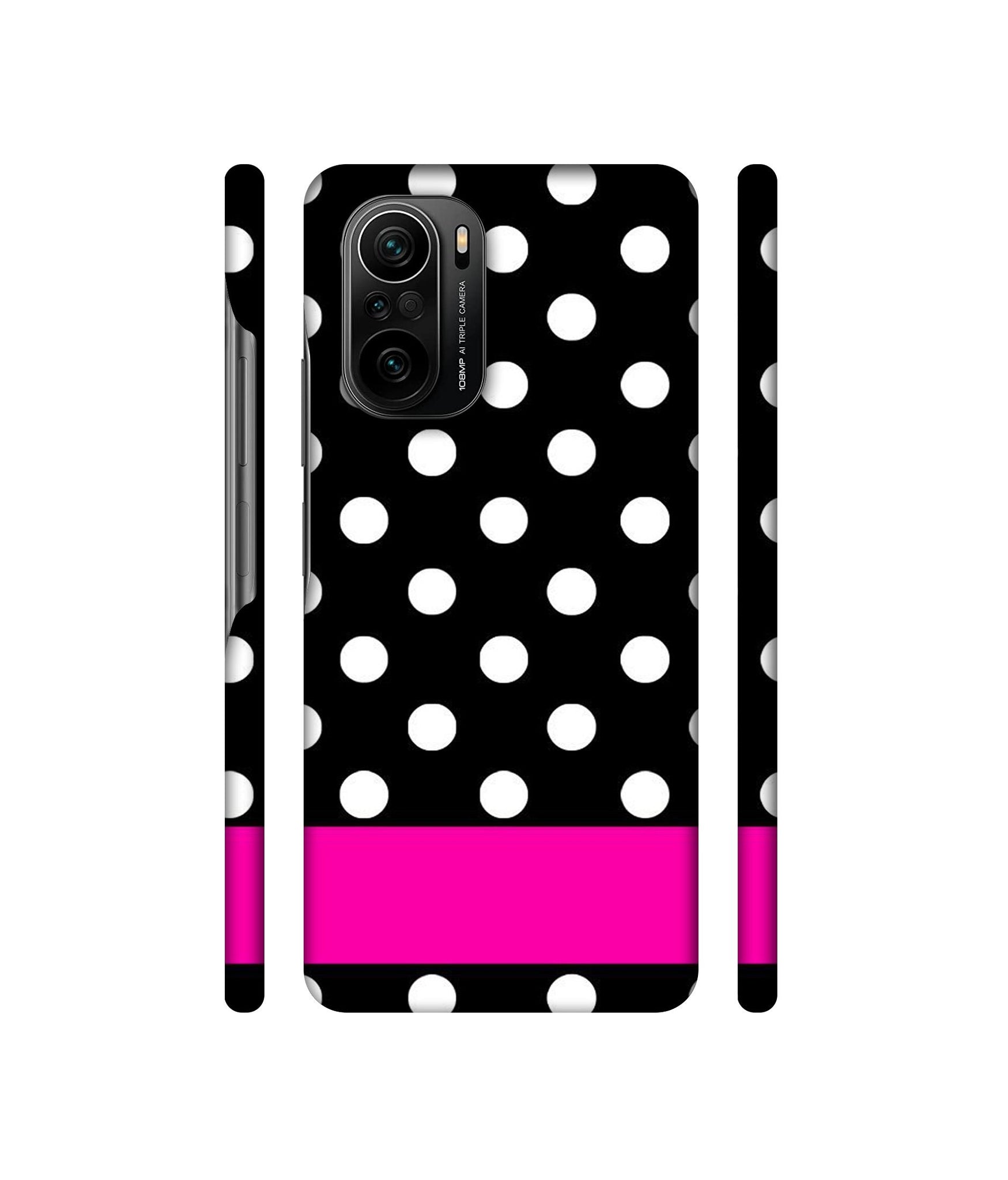 White Dots Pattern Designer Hard Back Cover for Mi 11X / Mi 11X Pro / Mi Poco F3