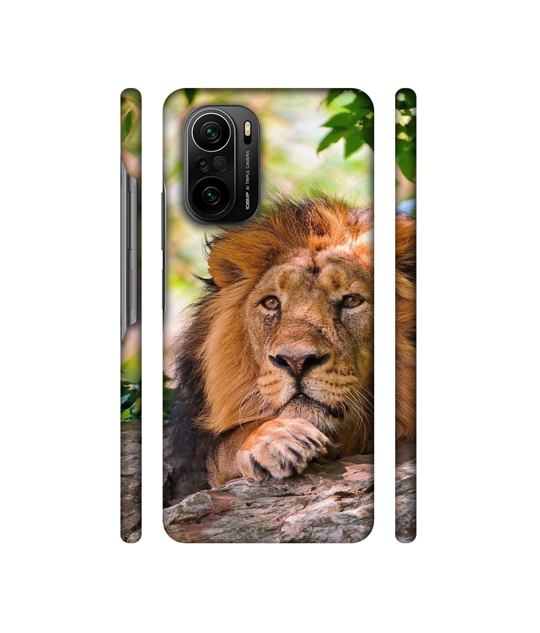 Tiger Pattern Print Designer Hard Back Cover for Mi 11X / Mi 11X Pro / Mi Poco F3