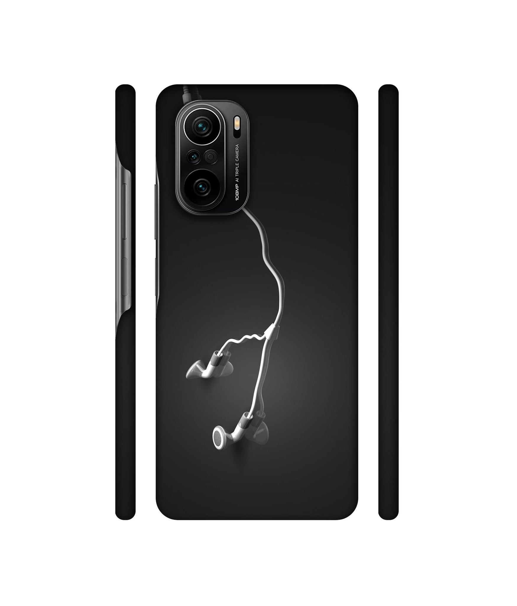Headphone Designer Hard Back Cover for Mi 11X / Mi 11X Pro / Mi Poco F3