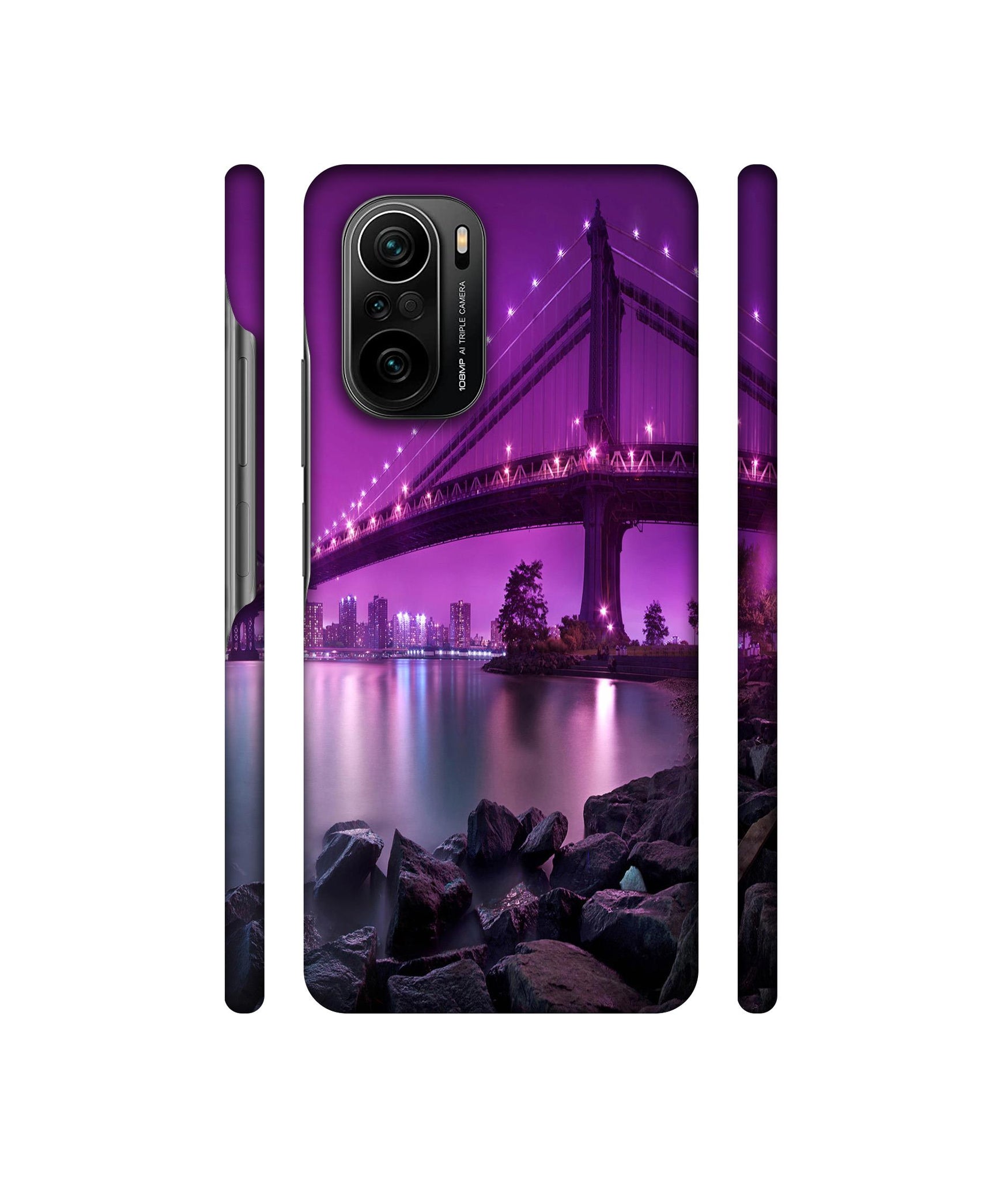 Manhattan Bridge Designer Hard Back Cover for Mi 11X / Mi 11X Pro / Mi Poco F3
