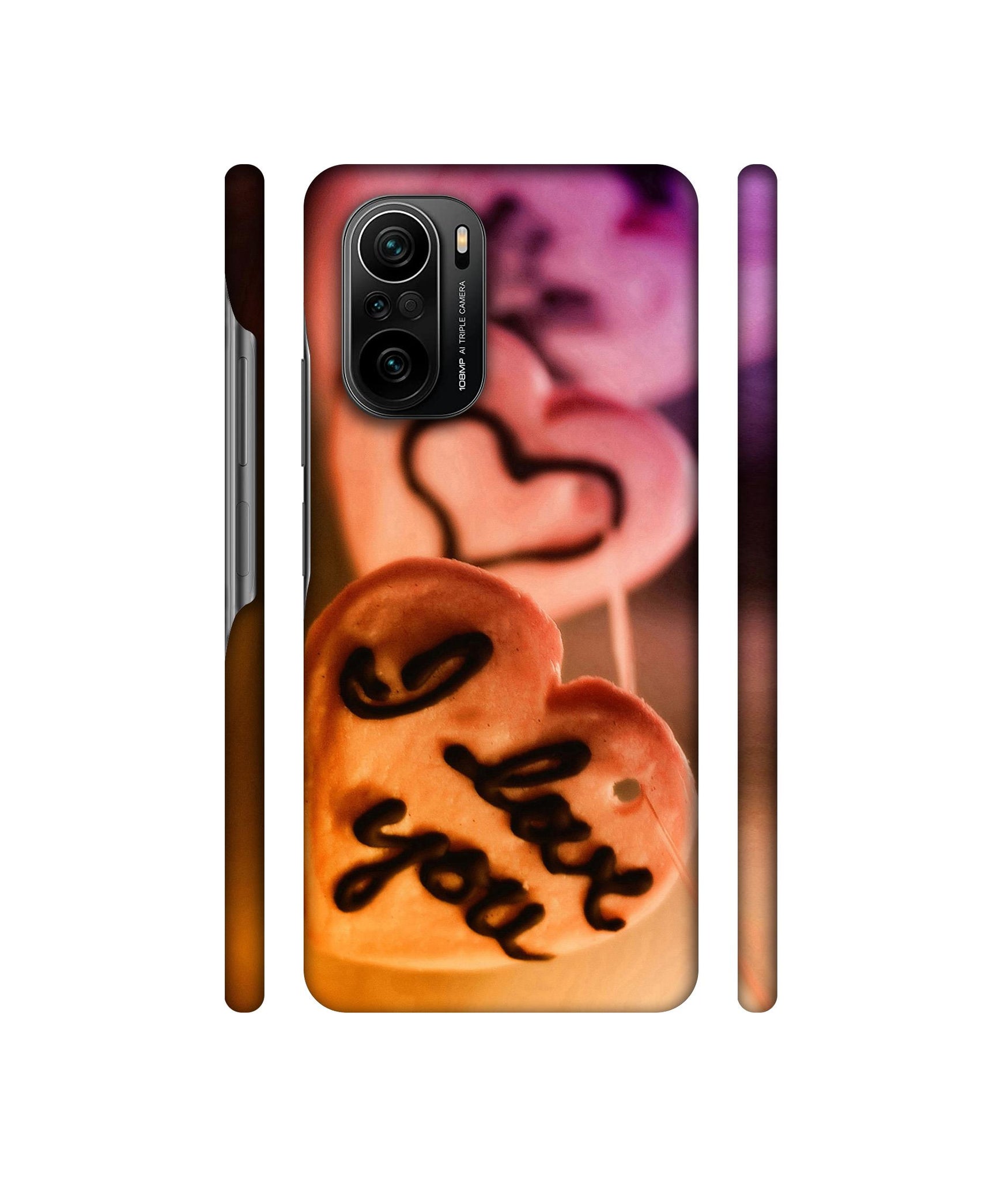 I Love you Designer Hard Back Cover for Mi 11X / Mi 11X Pro / Mi Poco F3