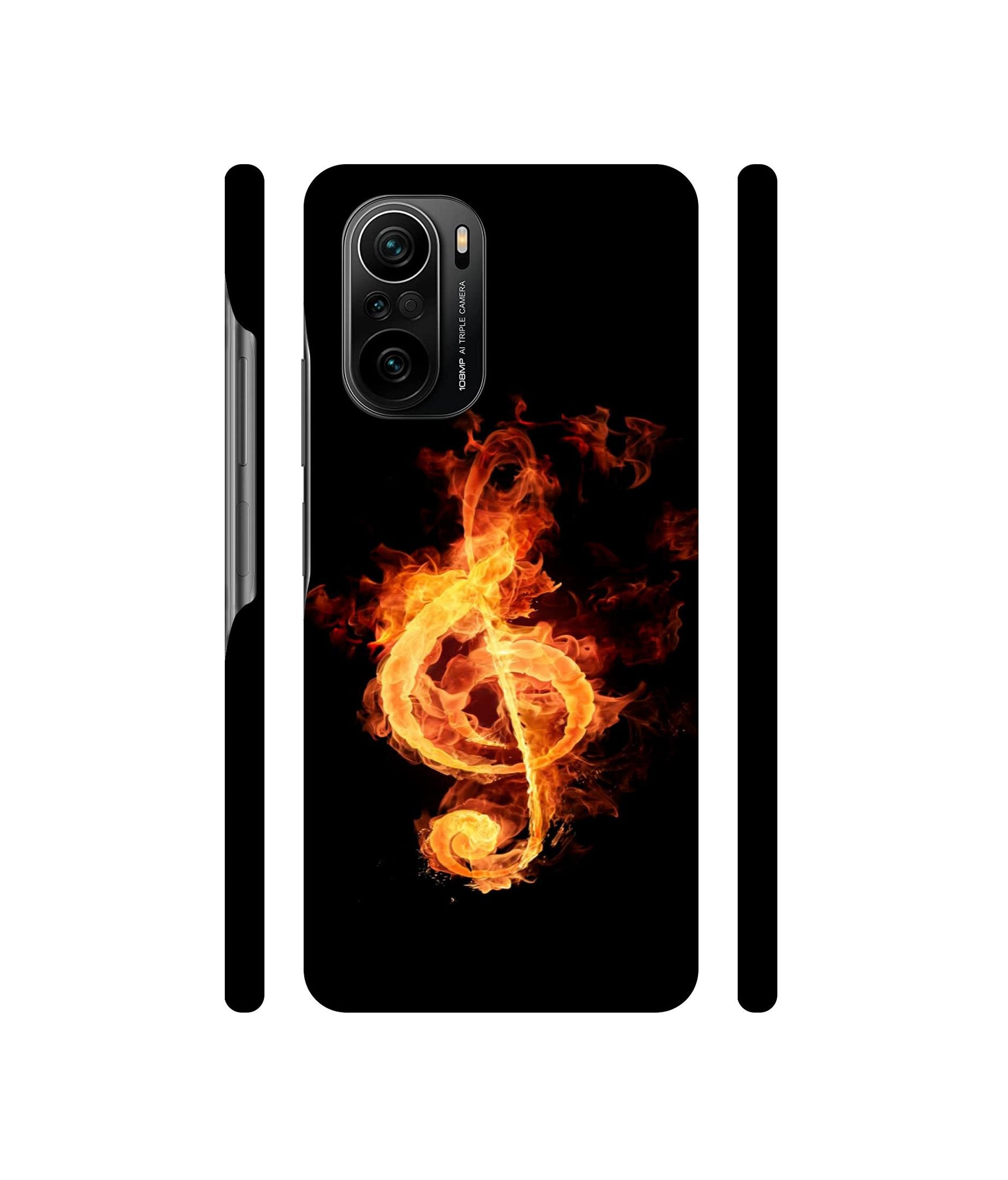 Fire Note Designer Hard Back Cover for Mi 11X / Mi 11X Pro / Mi Poco F3