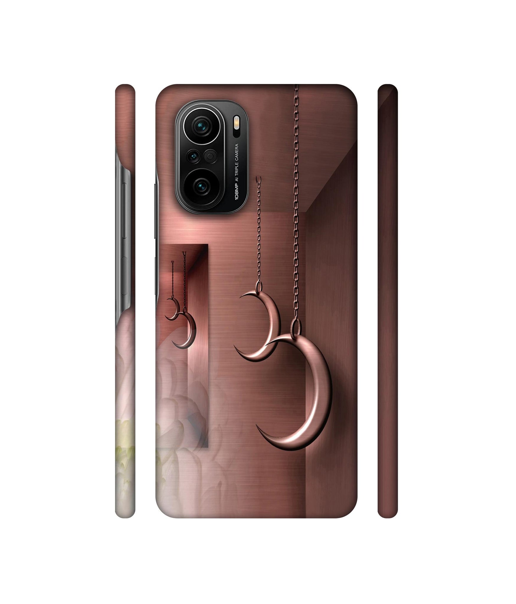 Flower Metal Designer Hard Back Cover for Mi 11X / Mi 11X Pro / Mi Poco F3