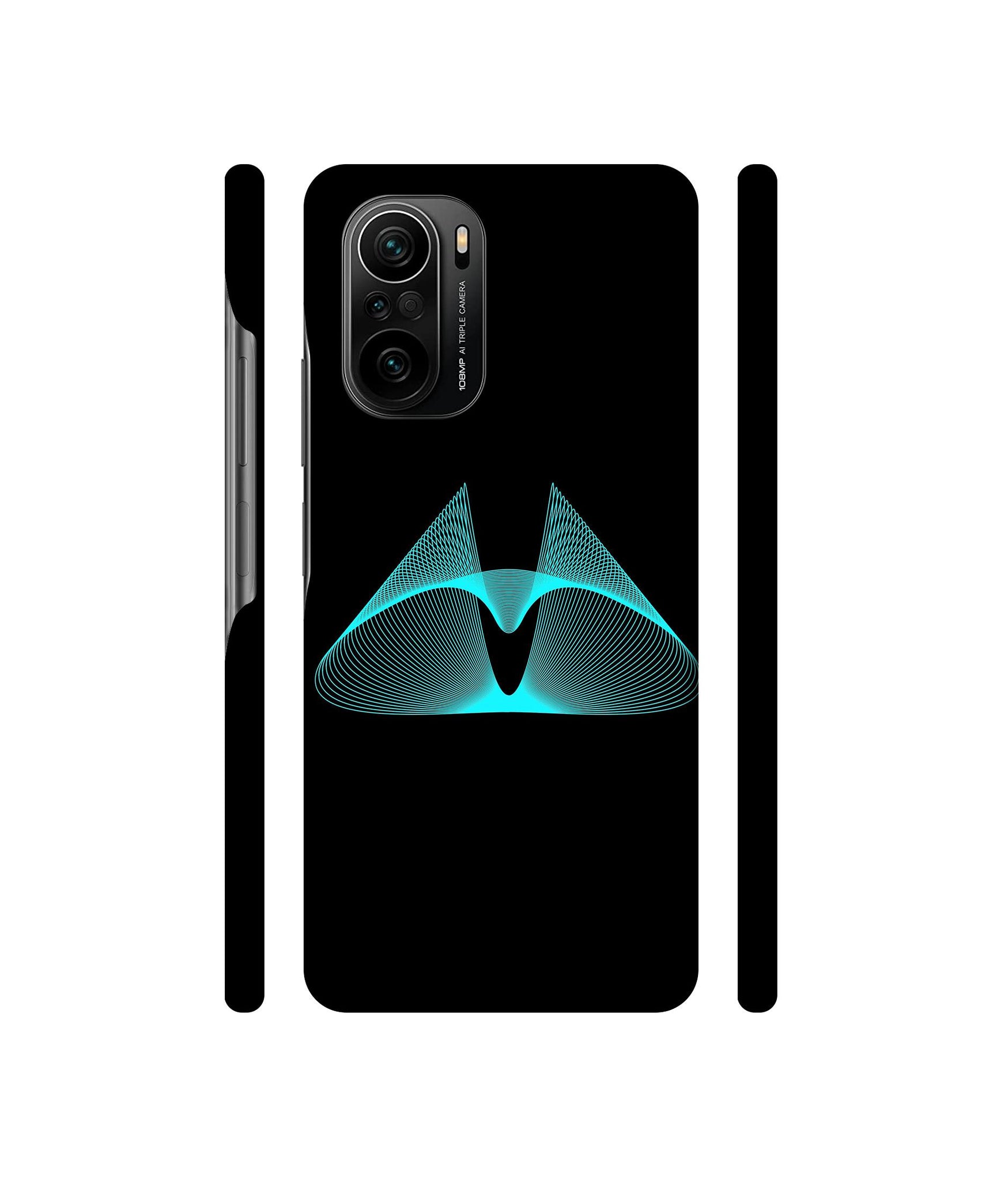 Mesh Shape Glitter Designer Hard Back Cover for Mi 11X / Mi 11X Pro / Mi Poco F3