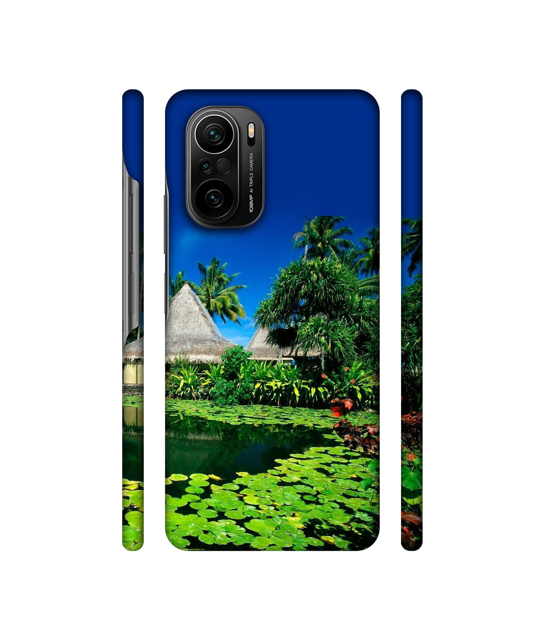 Tropics Water Designer Hard Back Cover for Mi 11X / Mi 11X Pro / Mi Poco F3