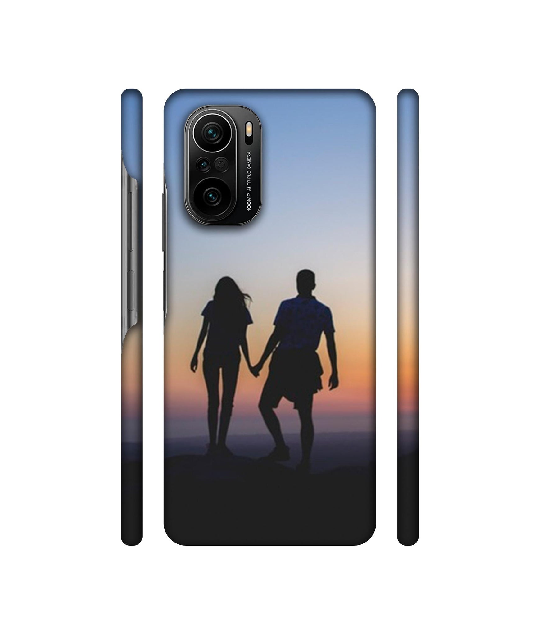 Couple On Beach Designer Hard Back Cover for Mi 11X / Mi 11X Pro / Mi Poco F3