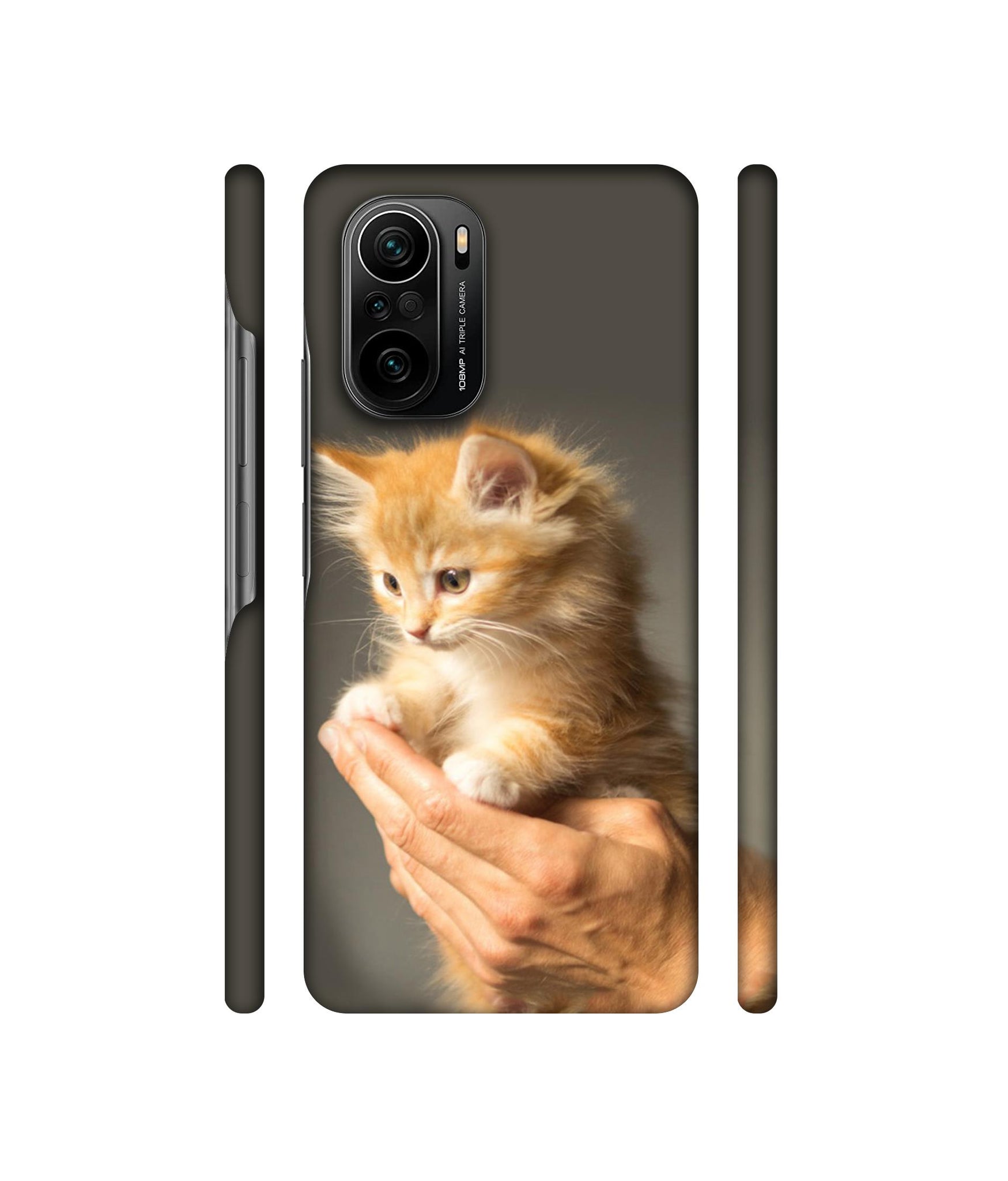 Cute Kitten Designer Hard Back Cover for Mi 11X / Mi 11X Pro / Mi Poco F3