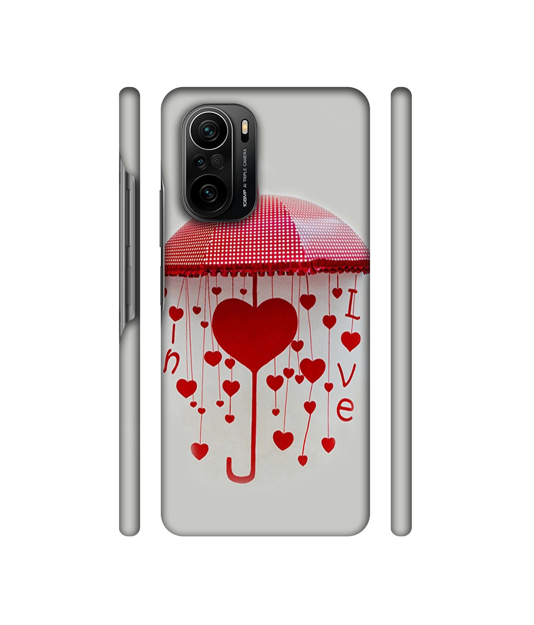 Love Heart Designer Hard Back Cover for Mi 11X / Mi 11X Pro / Mi Poco F3