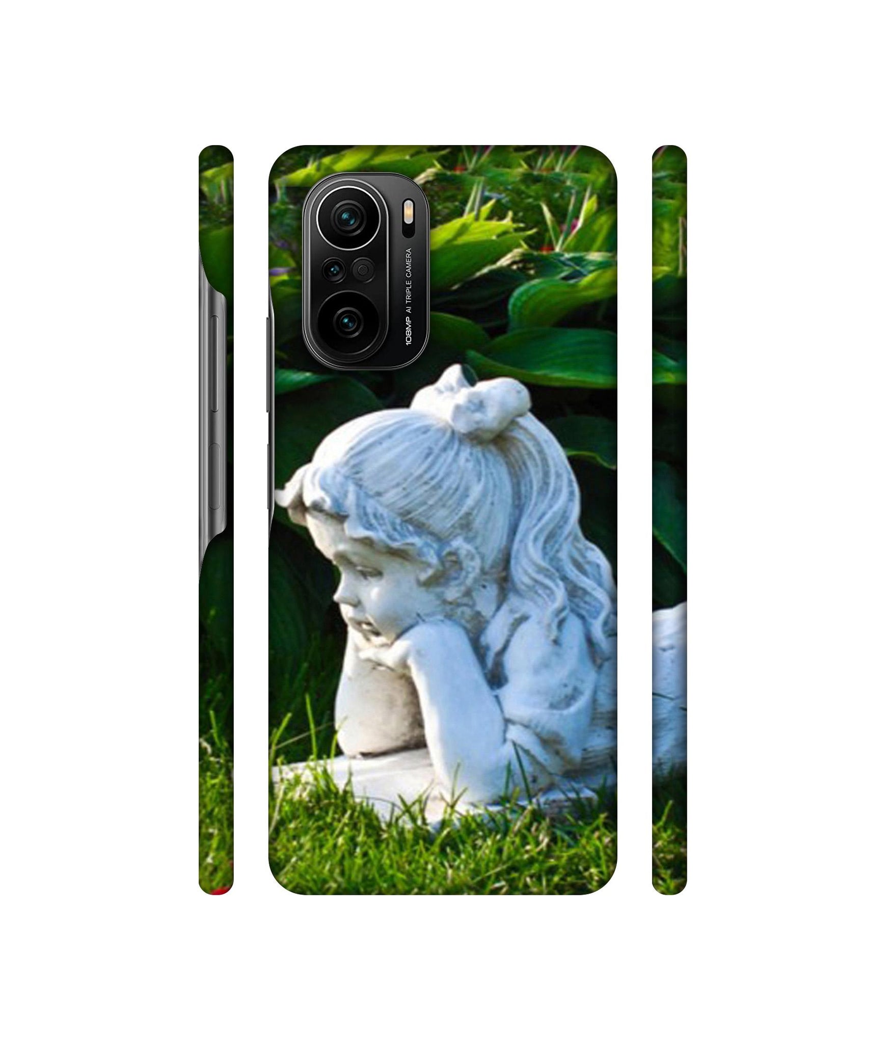 Statue of Girl Designer Hard Back Cover for Mi 11X / Mi 11X Pro / Mi Poco F3