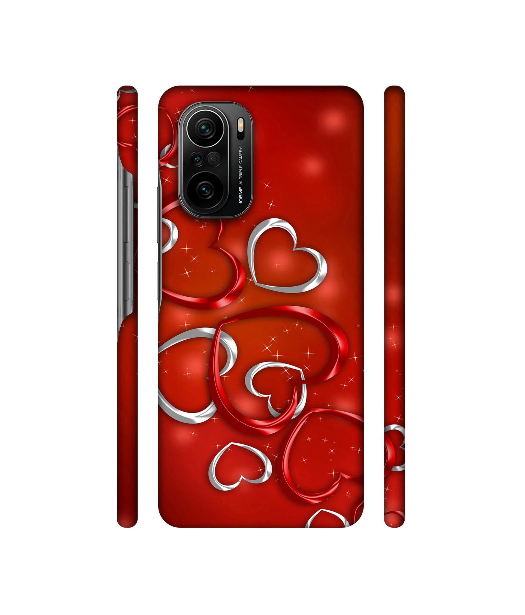 Hearts Designer Hard Back Cover for Mi 11X / Mi 11X Pro / Mi Poco F3