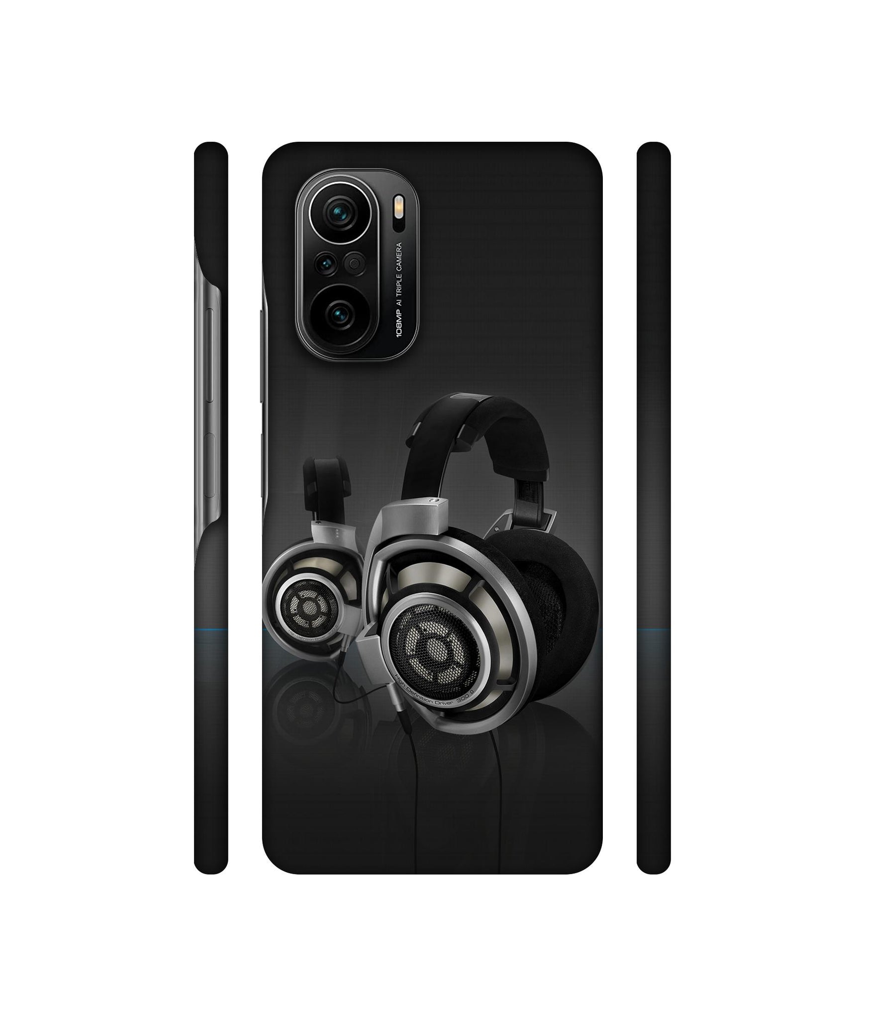 Head Phone Designer Hard Back Cover for Mi 11X / Mi 11X Pro / Mi Poco F3
