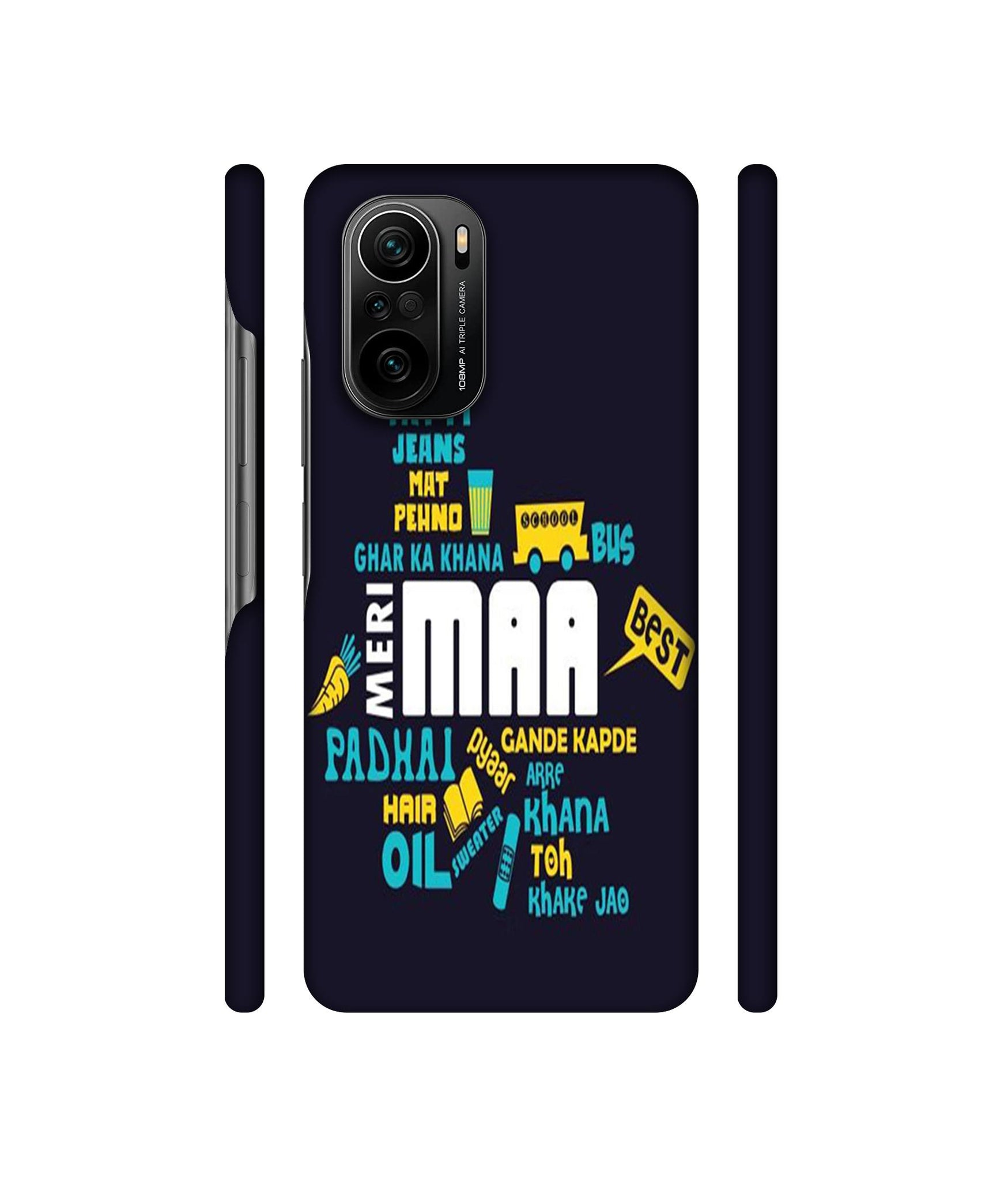 Maa Designer Hard Back Cover for Mi 11X / Mi 11X Pro / Mi Poco F3