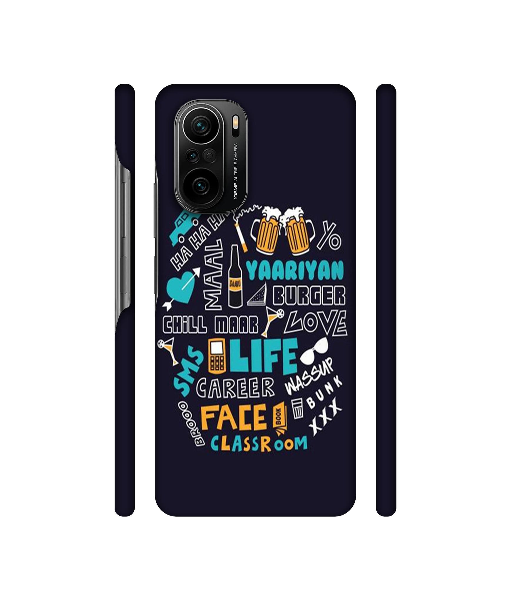 Funny Quote Designer Hard Back Cover for Mi 11X / Mi 11X Pro / Mi Poco F3