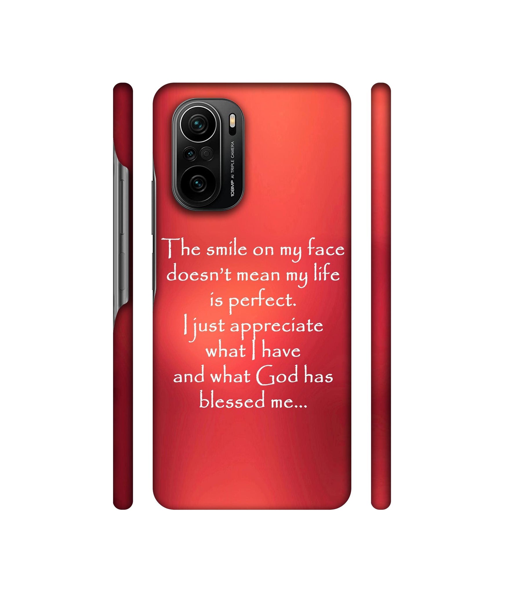Quotes On Life Designer Hard Back Cover for Mi 11X / Mi 11X Pro / Mi Poco F3