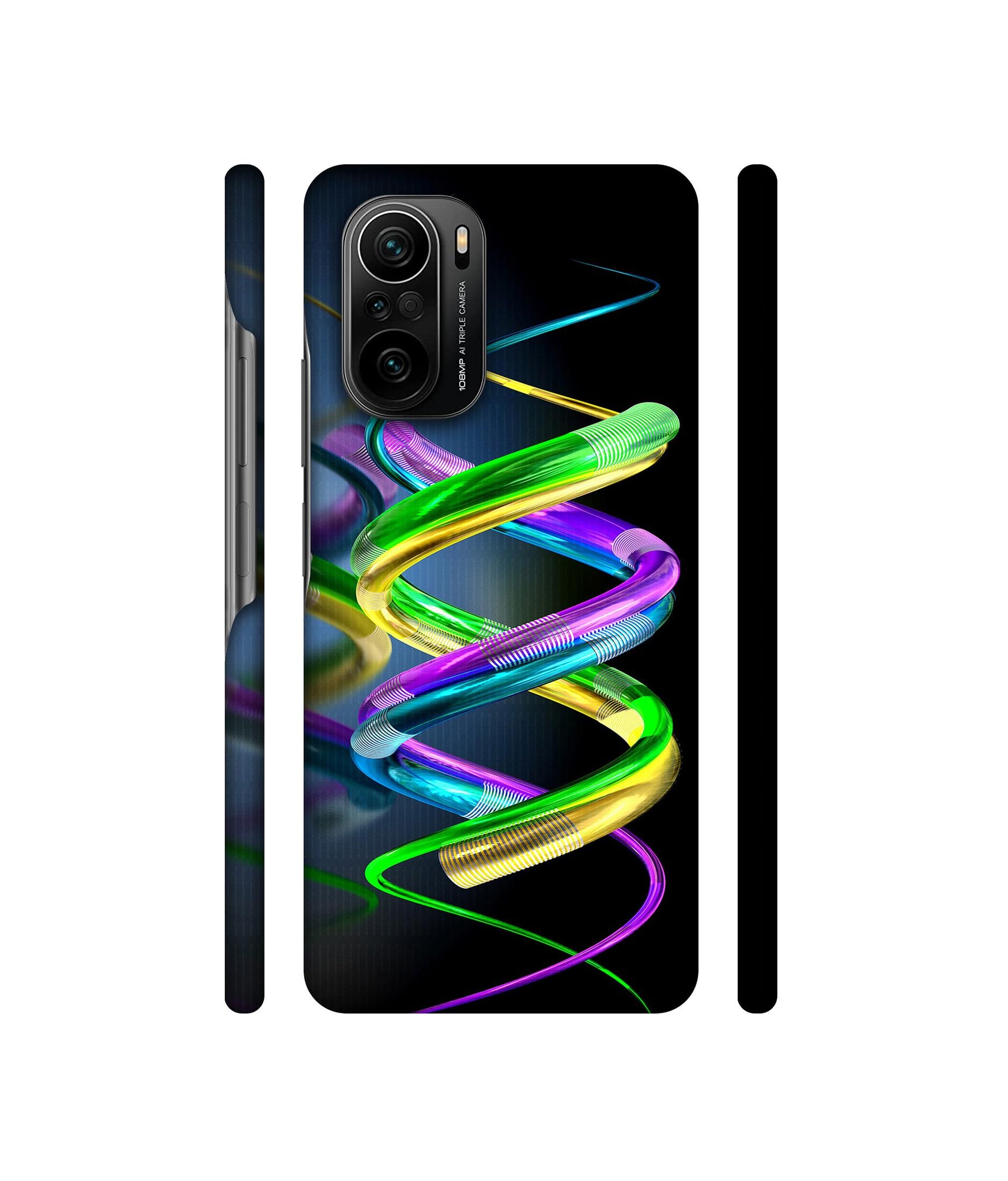 3D Spiral Designer Hard Back Cover for Mi 11X / Mi 11X Pro / Mi Poco F3