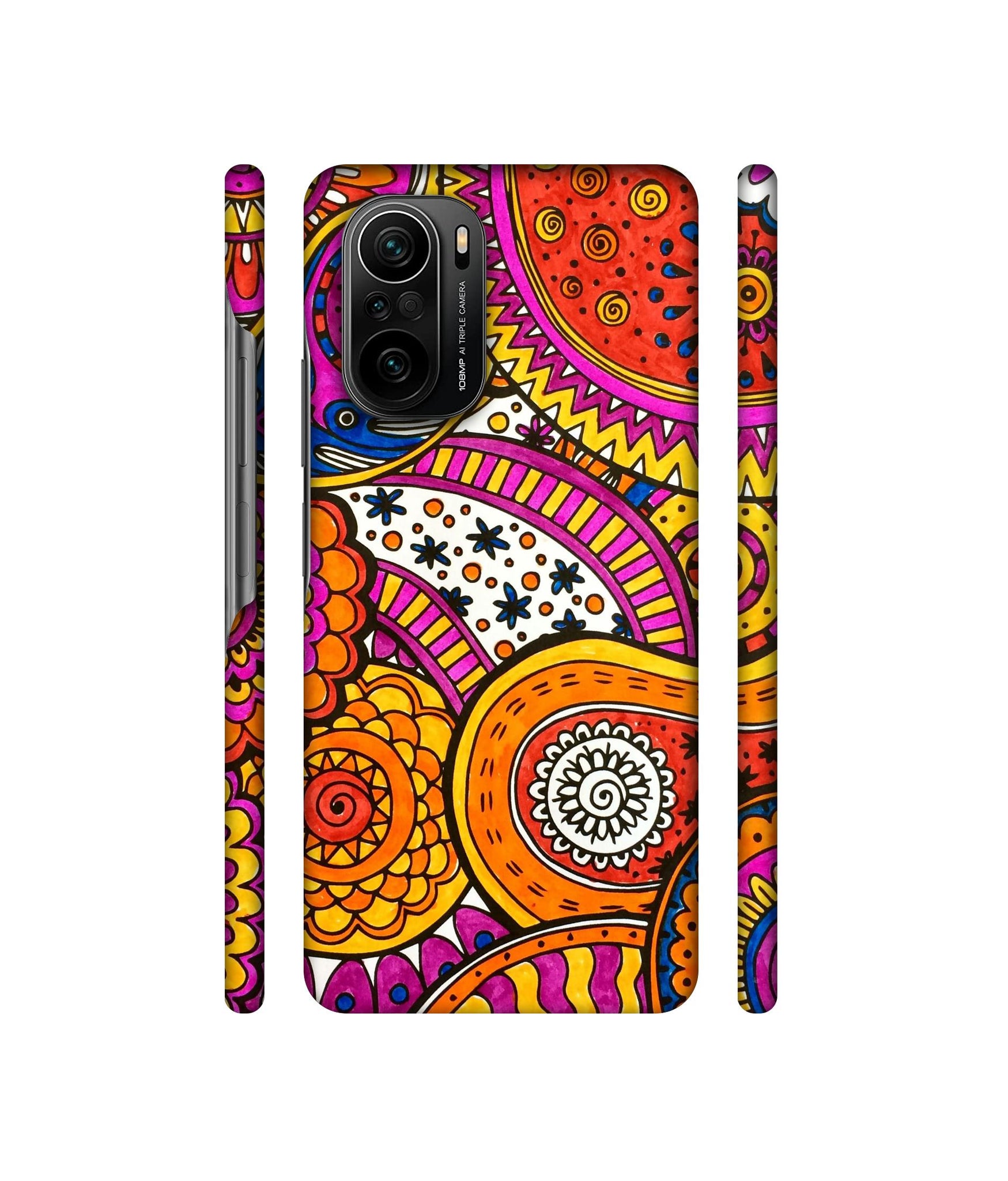 Rangoli Paisley Art Designer Hard Back Cover for Mi 11X / Mi 11X Pro / Mi Poco F3
