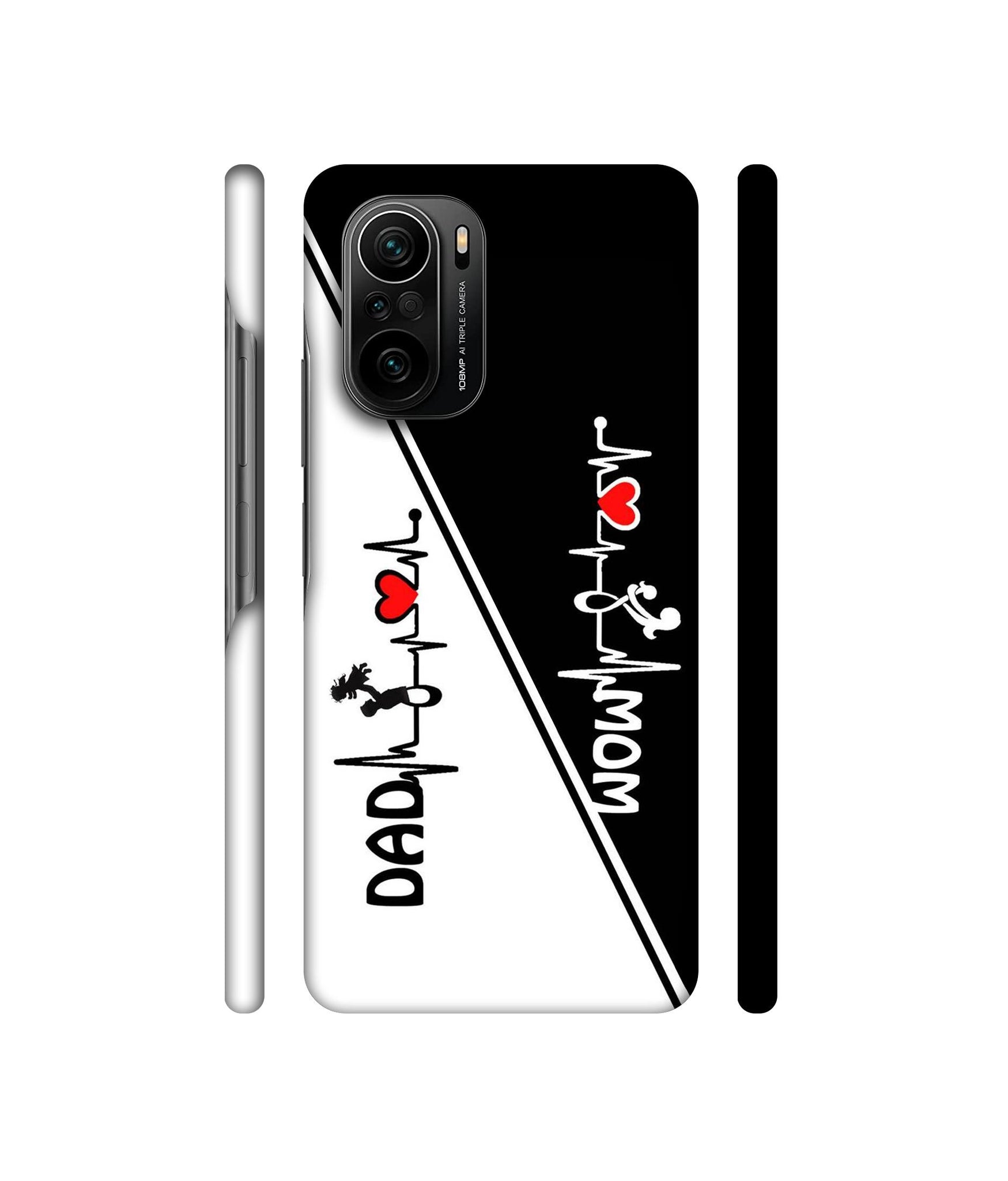 Mom and Dad Lover Designer Hard Back Cover for Mi 11X / Mi 11X Pro / Mi Poco F3
