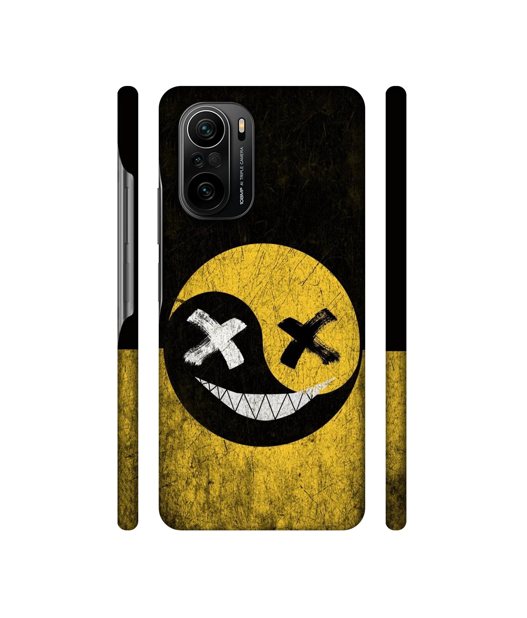 Double Face Smile Designer Hard Back Cover for Mi 11X / Mi 11X Pro / Mi Poco F3